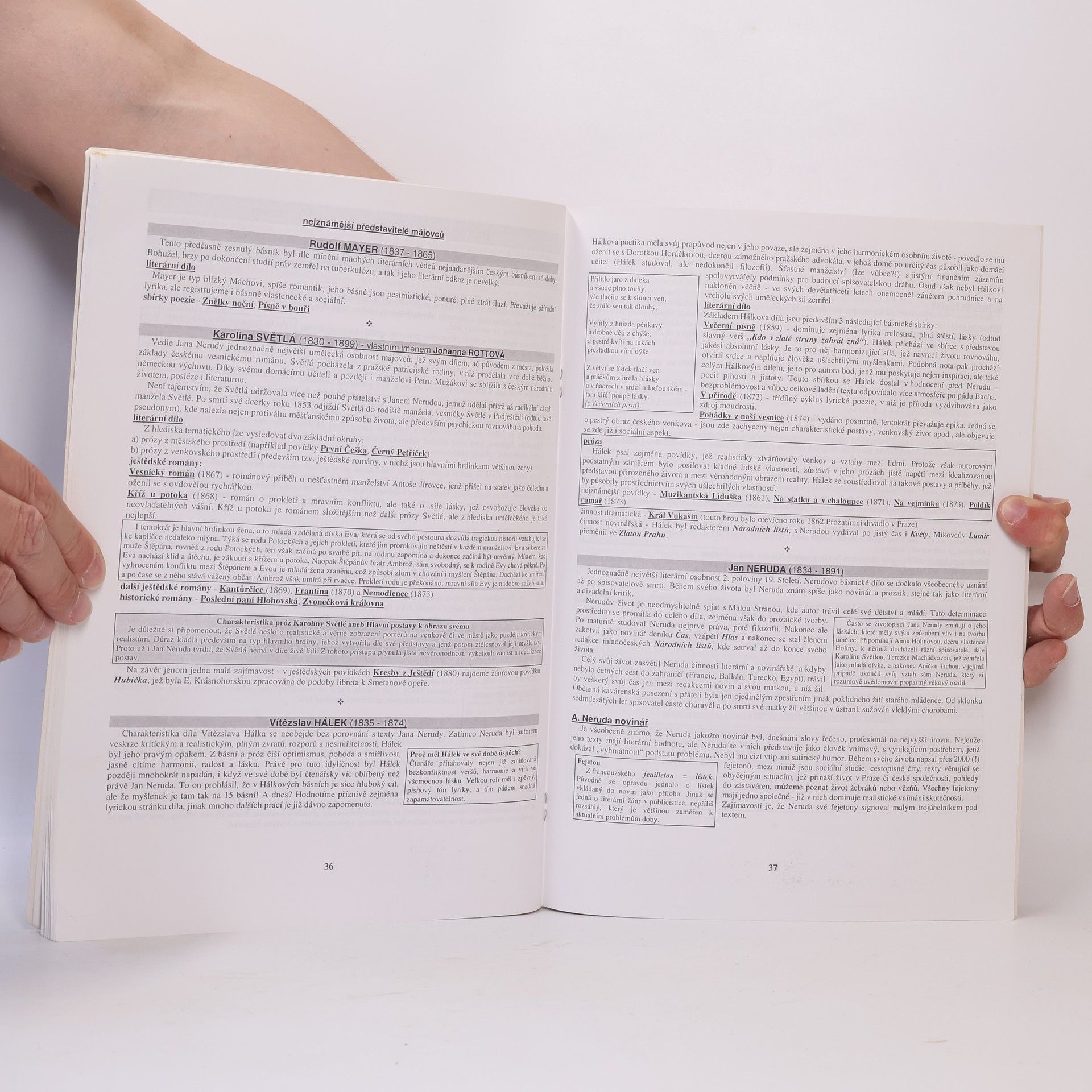 Vladimír Prokop Literatura 19. a počátku 20. století (od romantiků po buřiče)