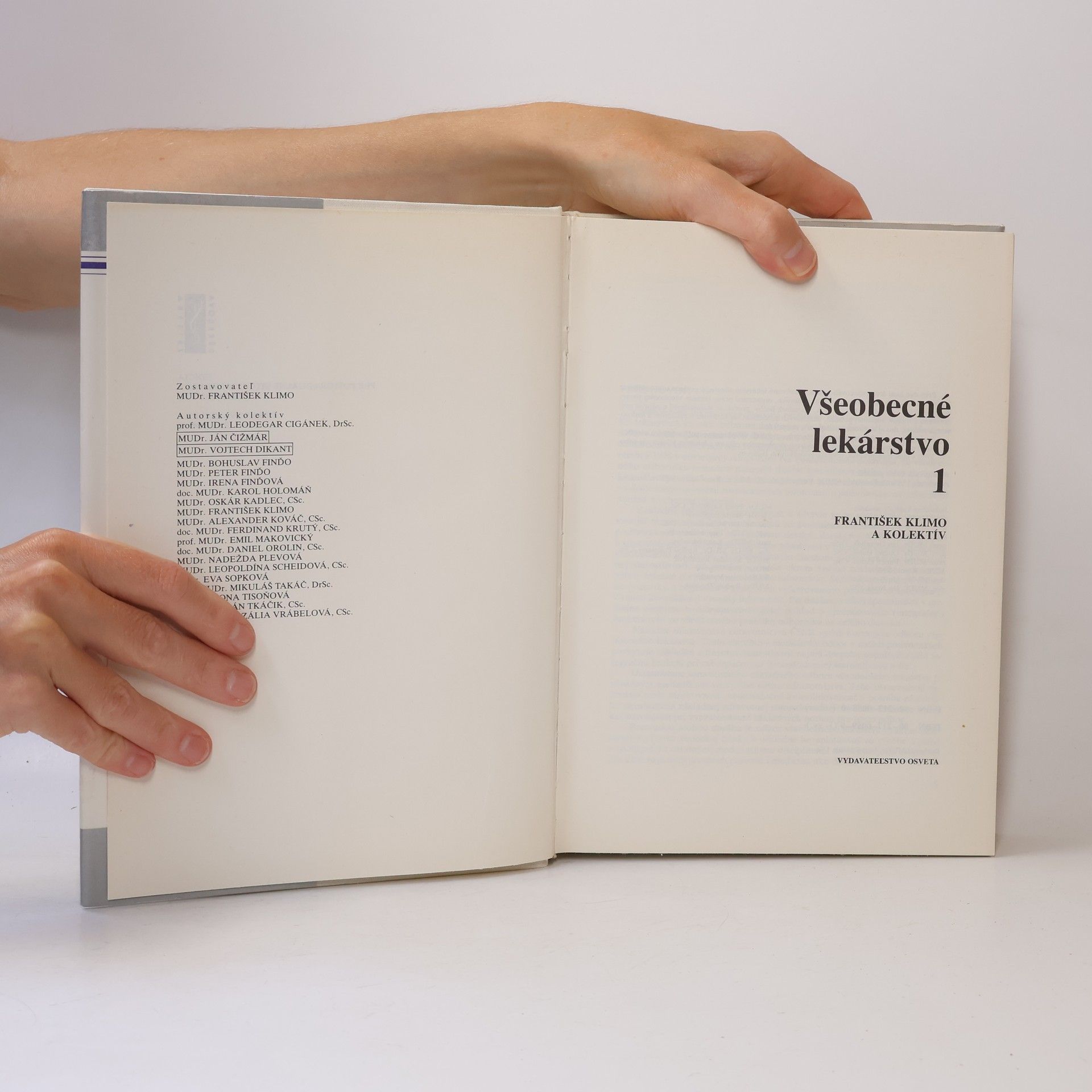 Autorenkollektiv Všeobecné lekárstvo 1