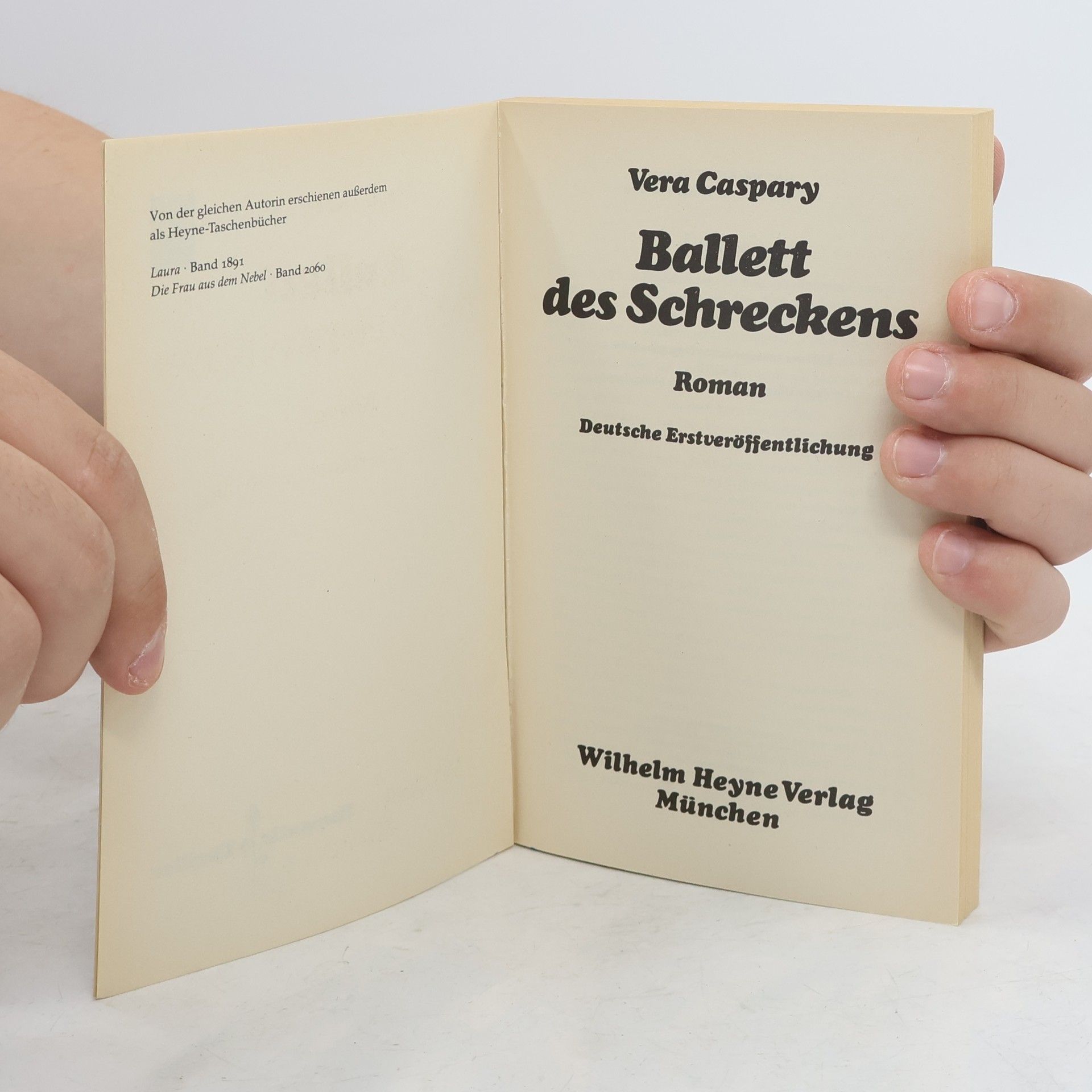 Vera Caspary Ballett des Schreckens