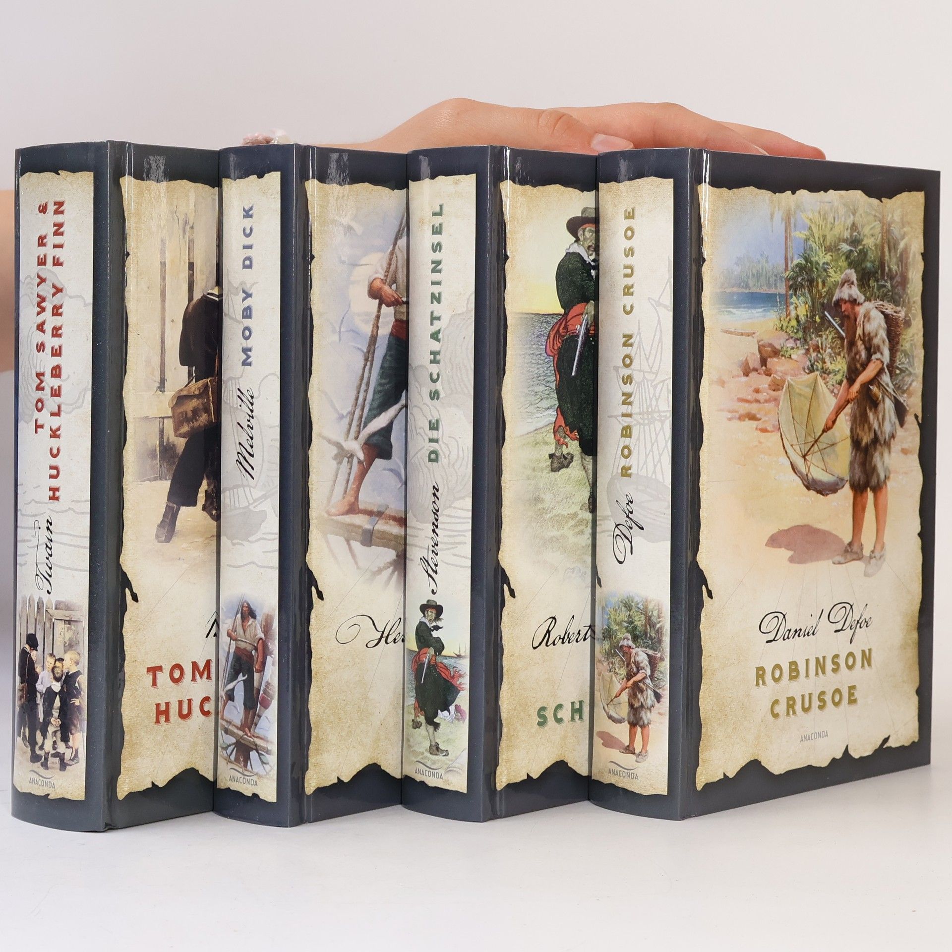 Mark Twain Die großen Klassiker der Abenteuerliteratur 1-4