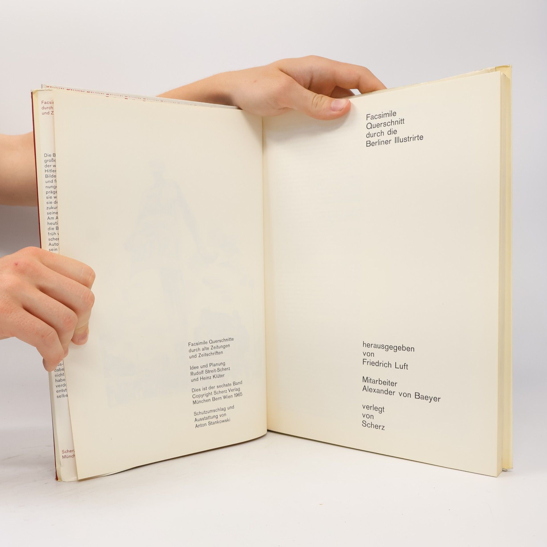 Alexander von Baeyer Facsimile Querschnitt durch die Berliner Illustrirte