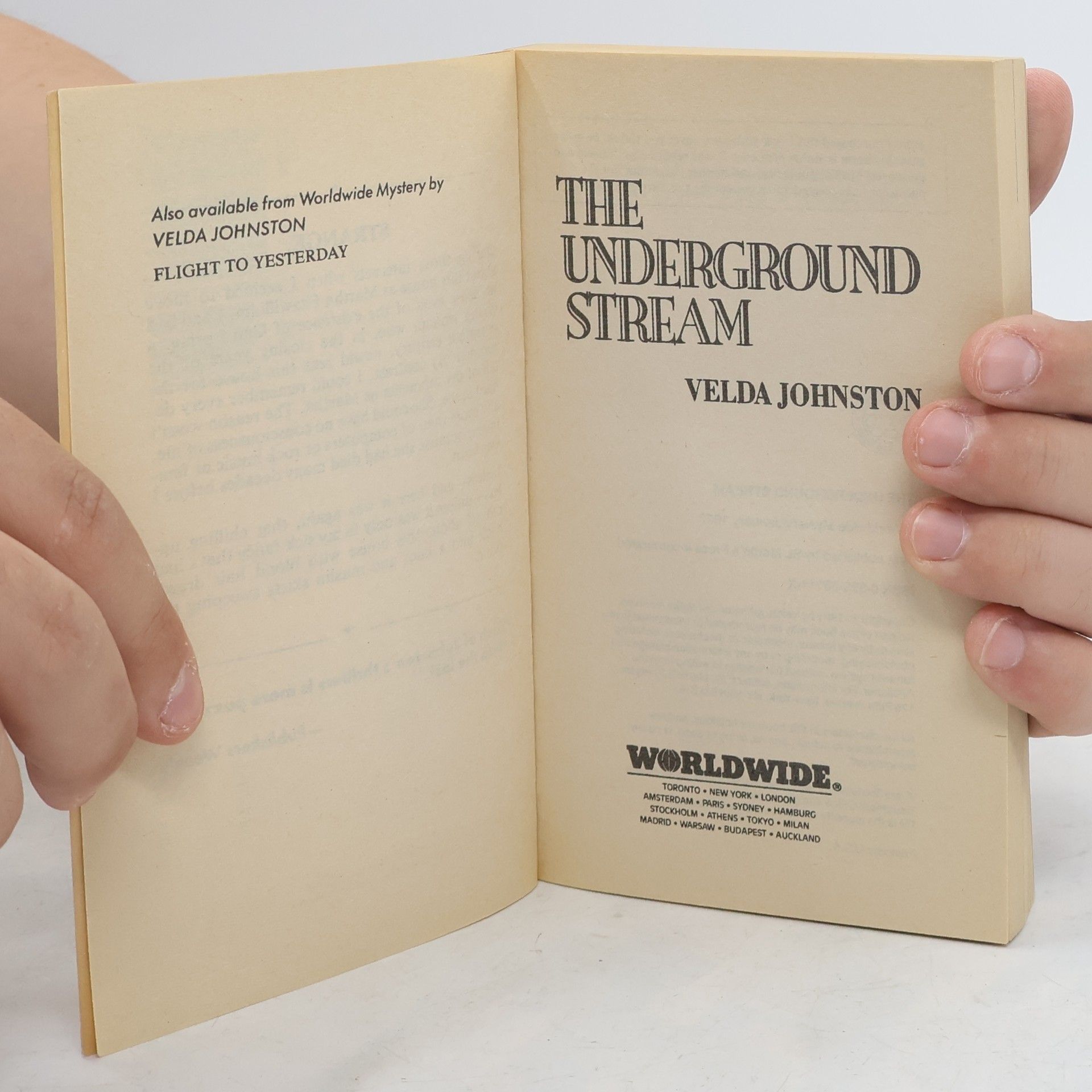 Velda Johnston The Underground Stream