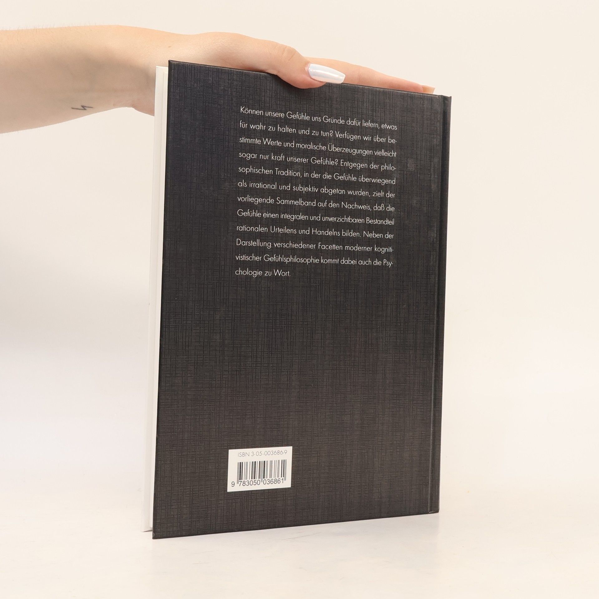 Sabine A. Döring Deutsche Zeitschrift für Philosophie / Sonderbände - 4: Die Moralität der Gefühle