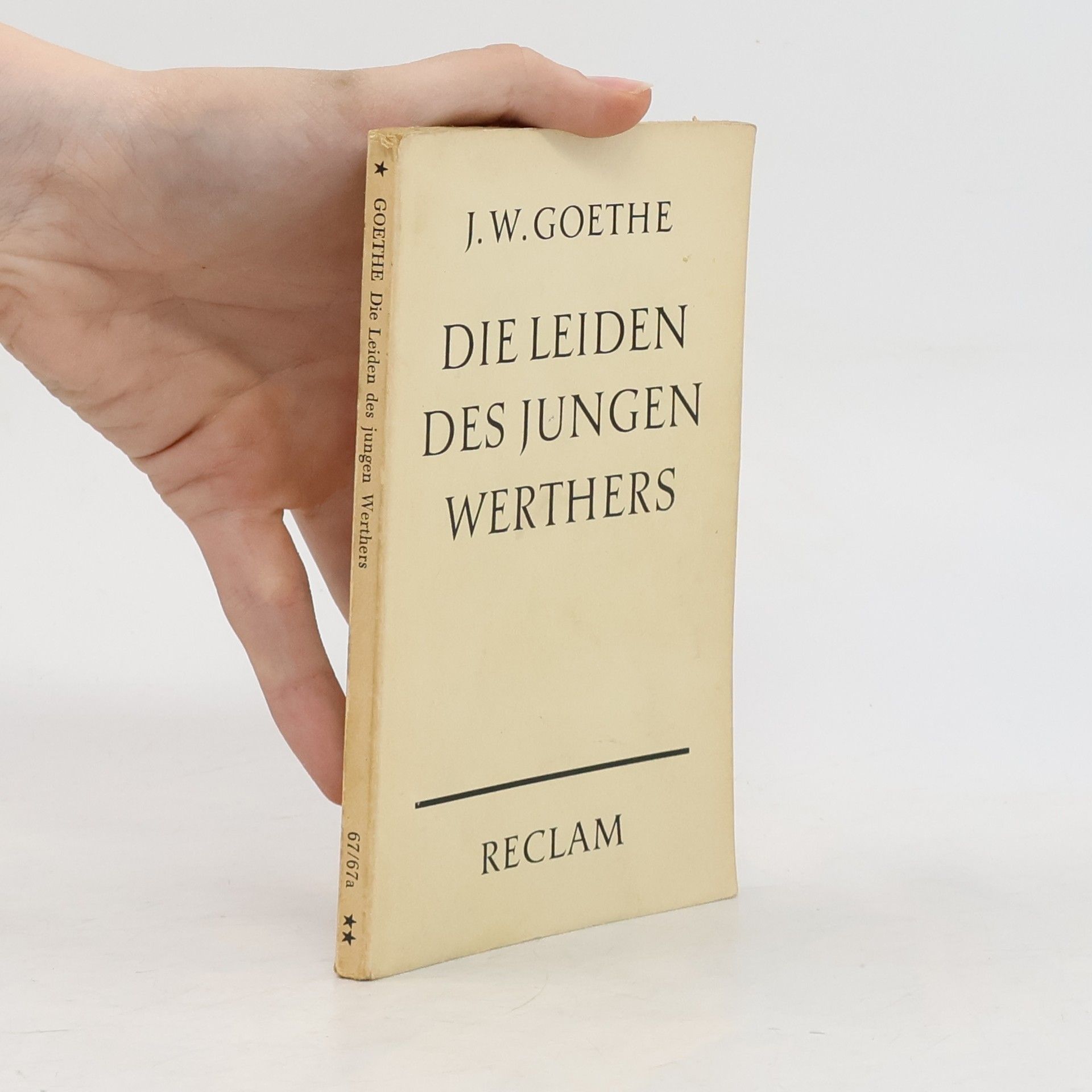 Johann Wolfgang von Goethe Die Leiden des Jungen Werthers