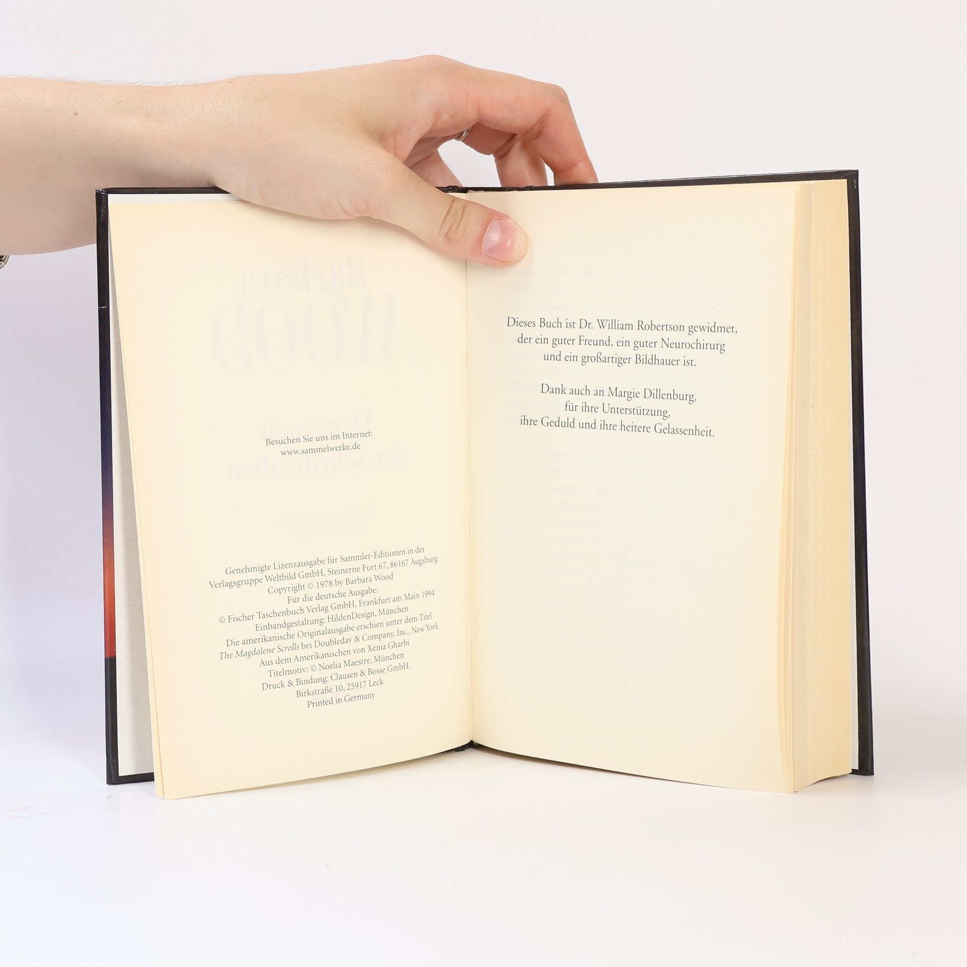 Barbara Wood Der Fluch der Schriftrollen