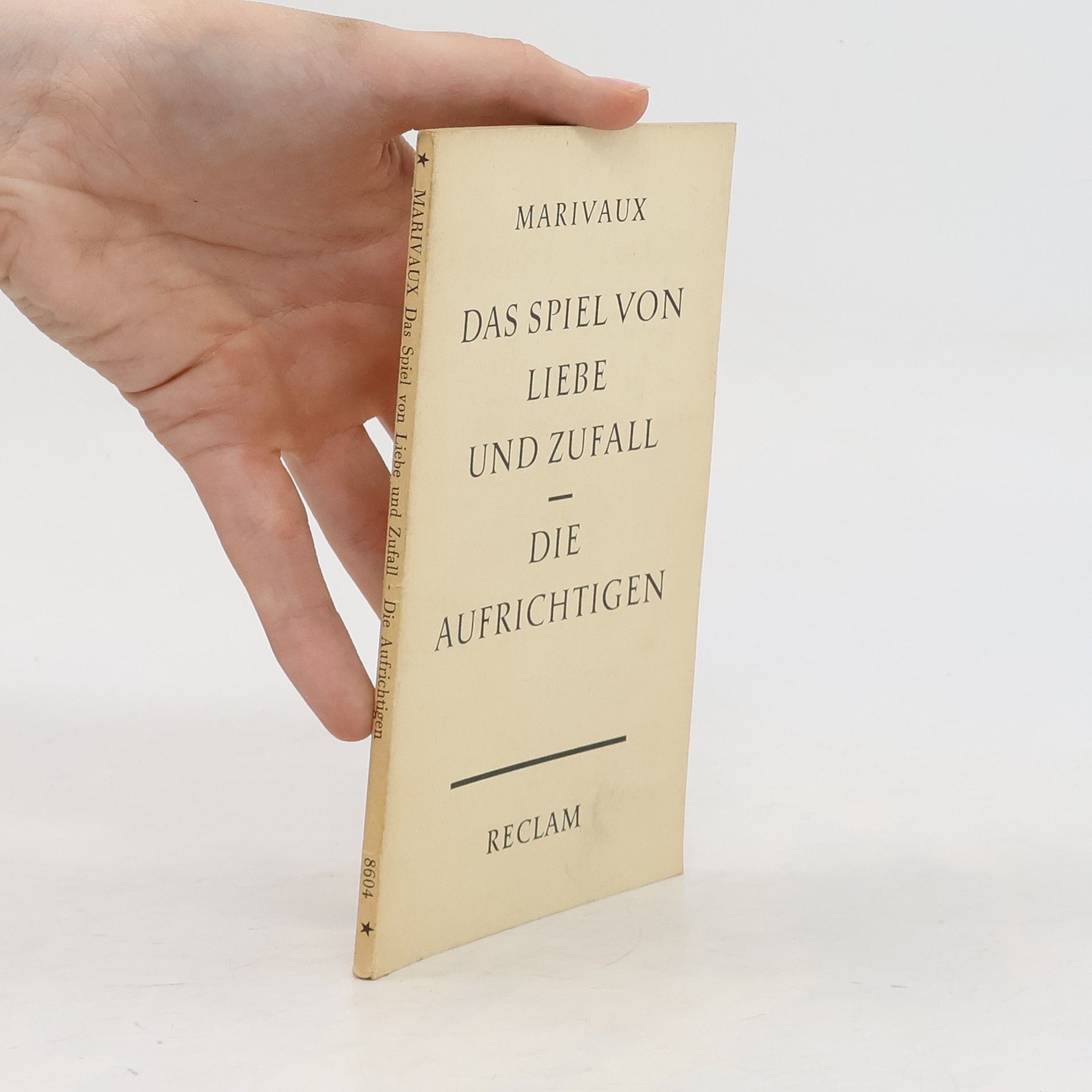 Das Spiel von Liebe und Zufall. Die Aufrichtigen