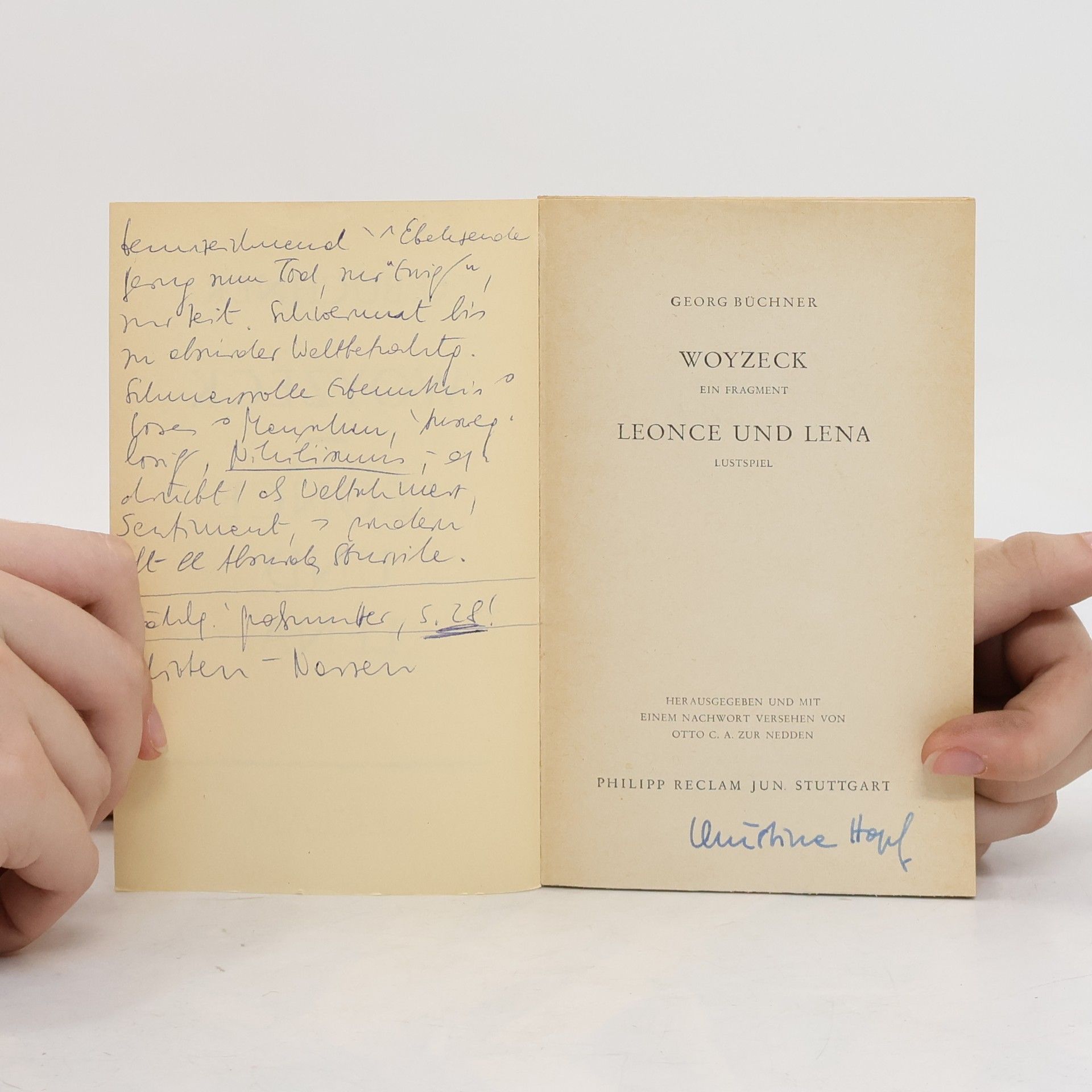 Georg Büchner Woyzeck. Leonce und Lena.