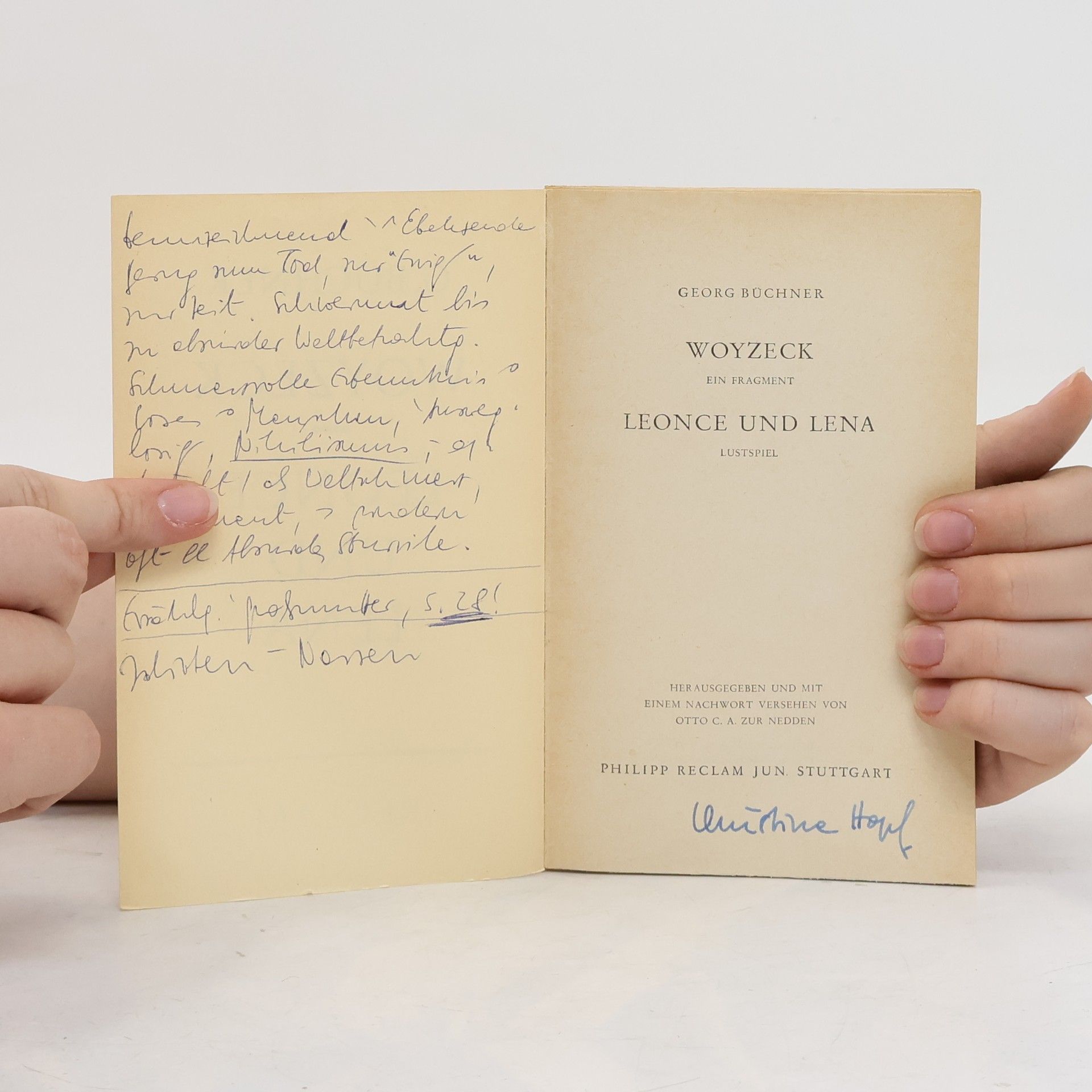 Georg Büchner Woyzeck. Leonce und Lena.
