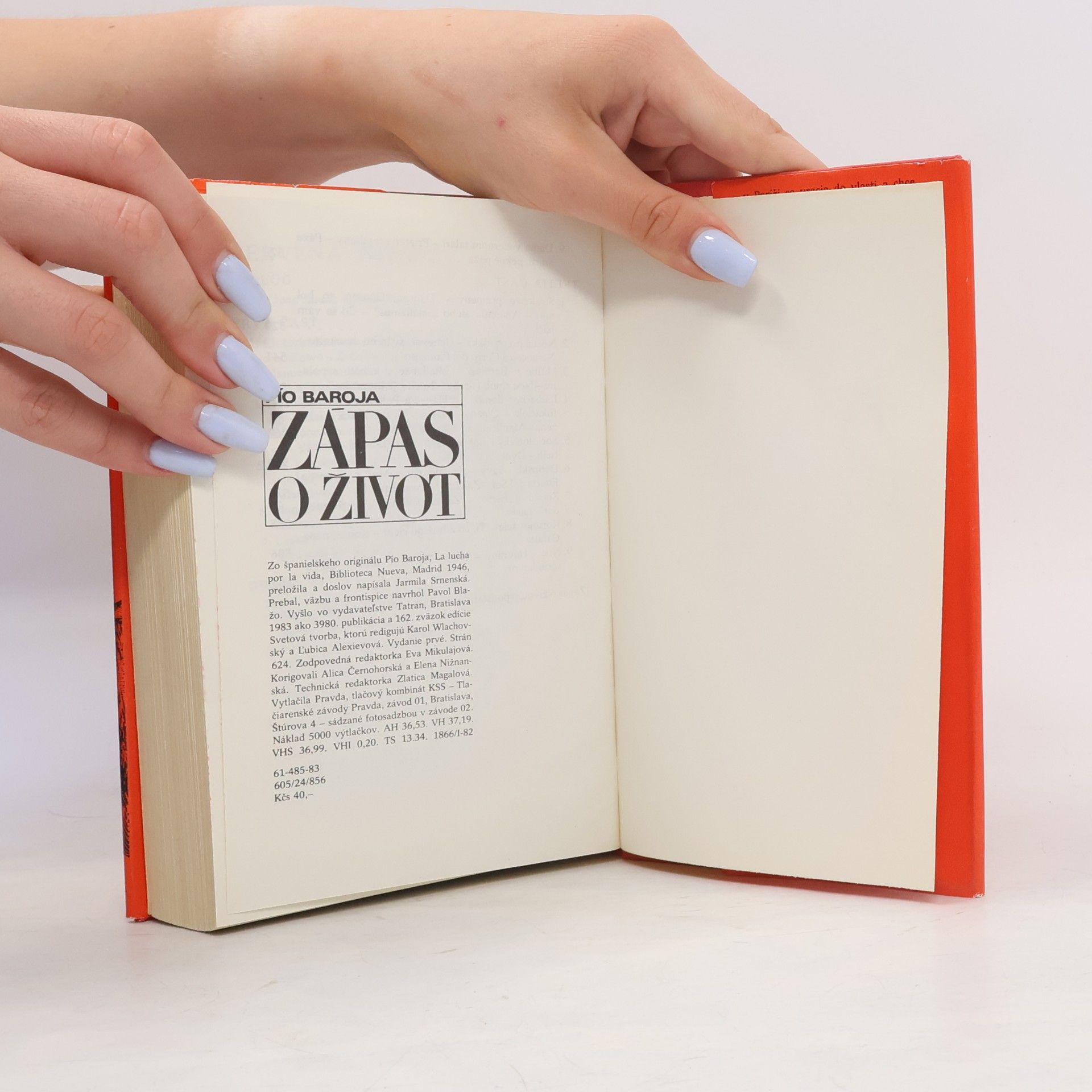 Pio Baroja Zápas o život