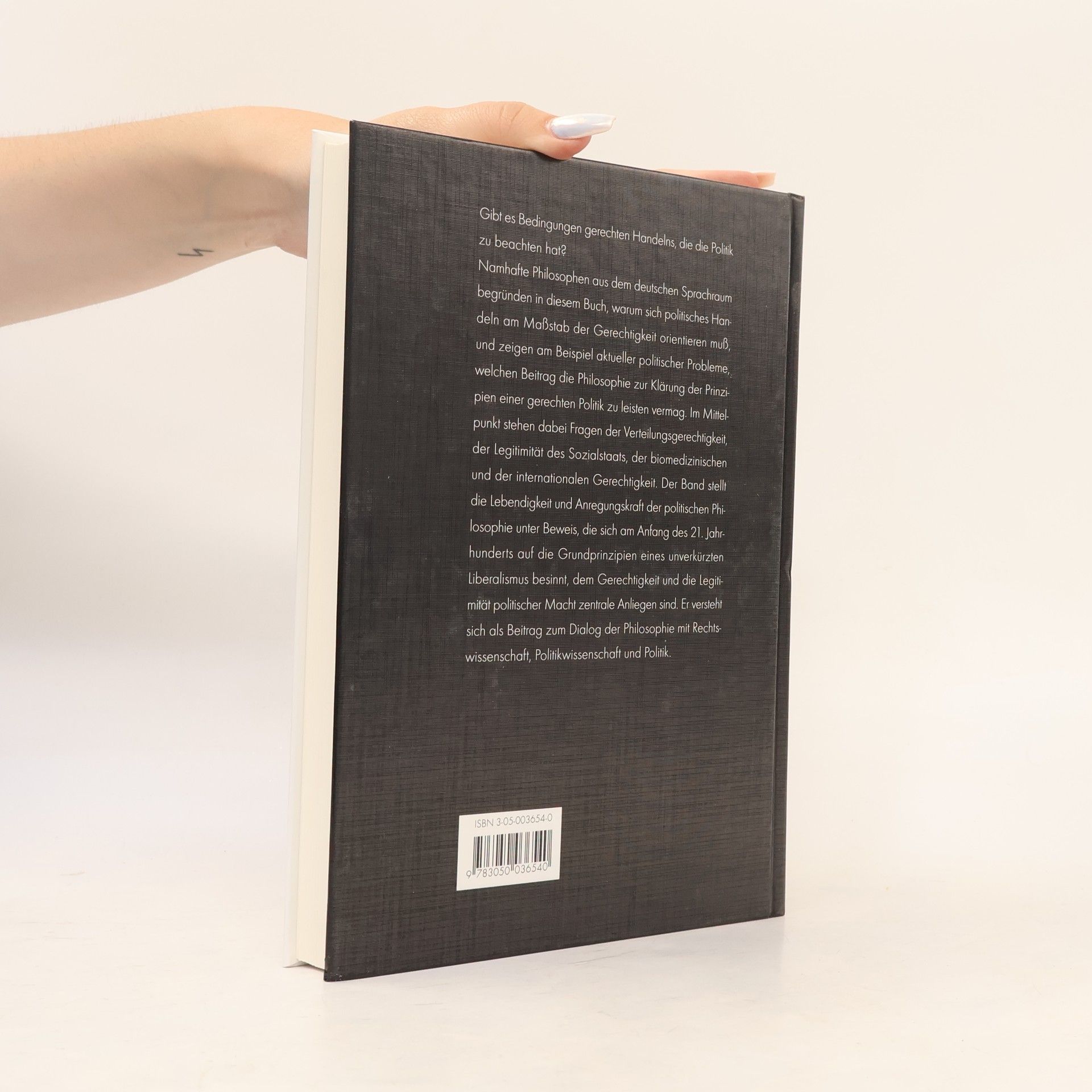 Reinold Schmücker Deutsche Zeitschrift für Philosophie / Sonderbände - 3: Gerechtigkeit und Politik