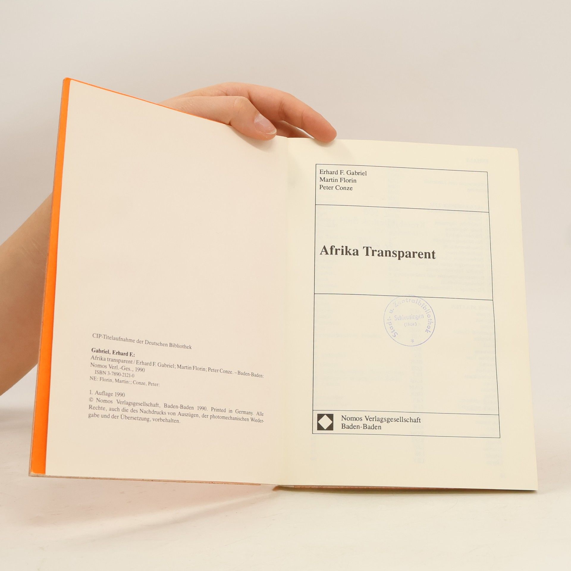 Erhard F. Gabriel Afrika transparent