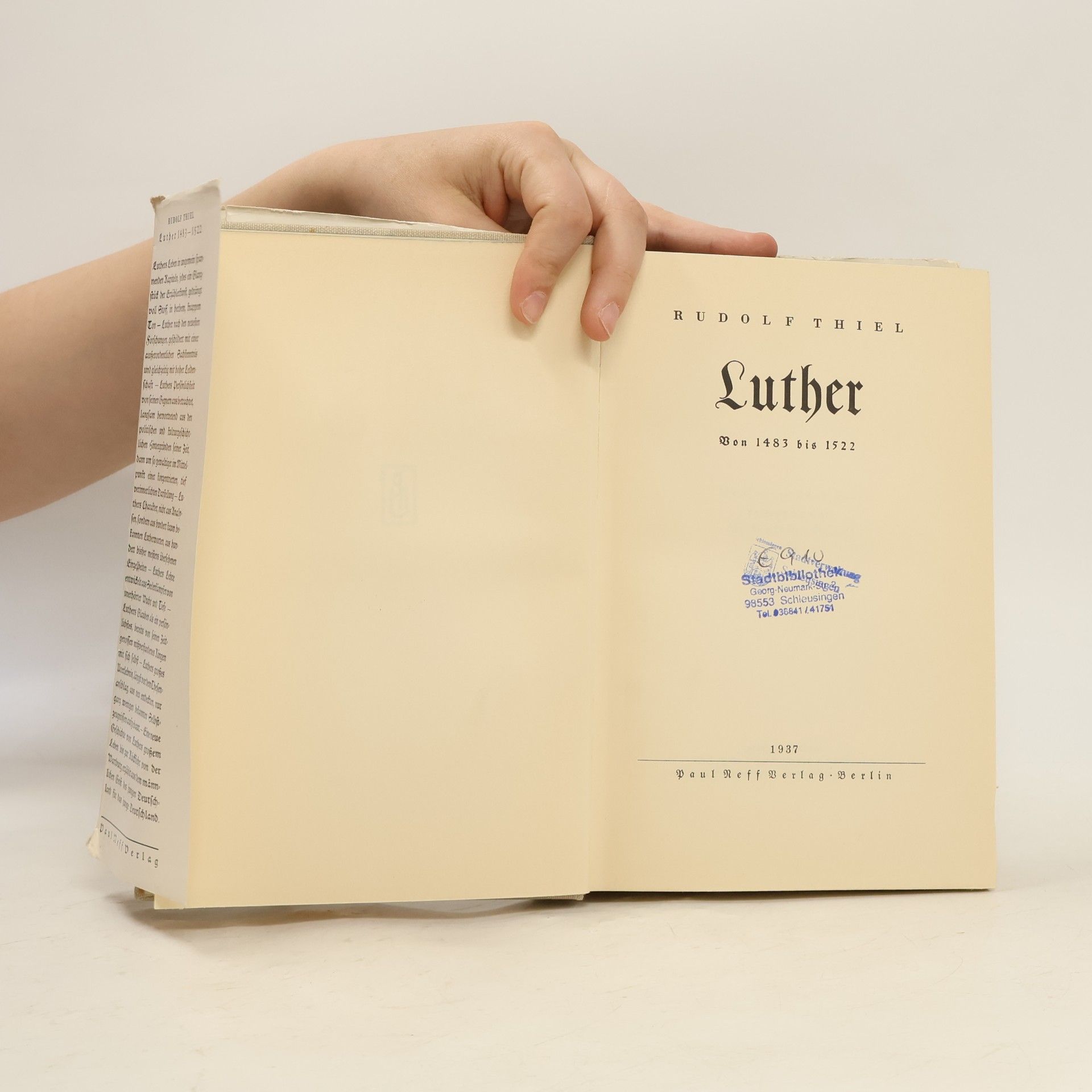Hans-Rudolf Thiel Luther