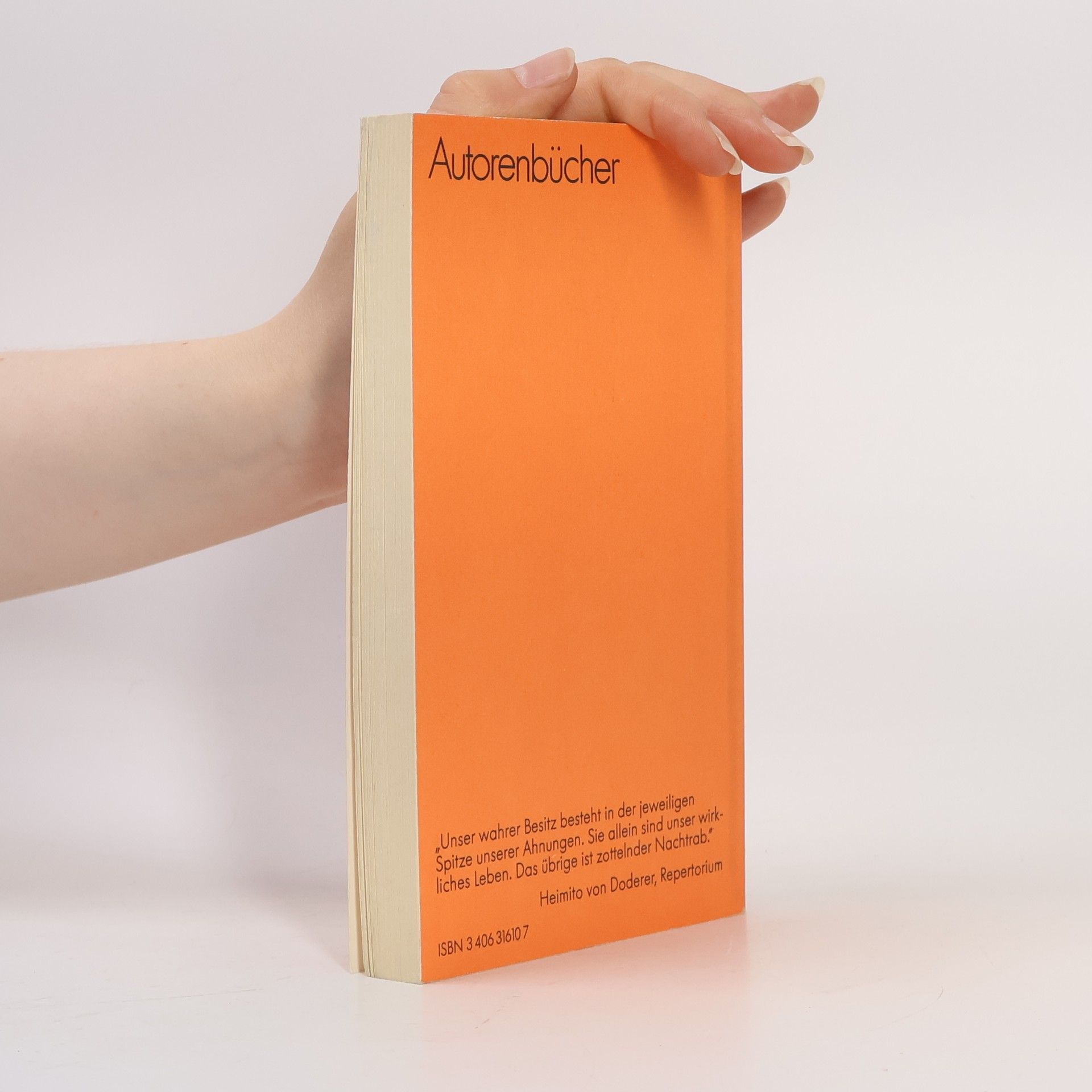 Dietrich Weber Autorenbücher - 45: Heimito von Doderer