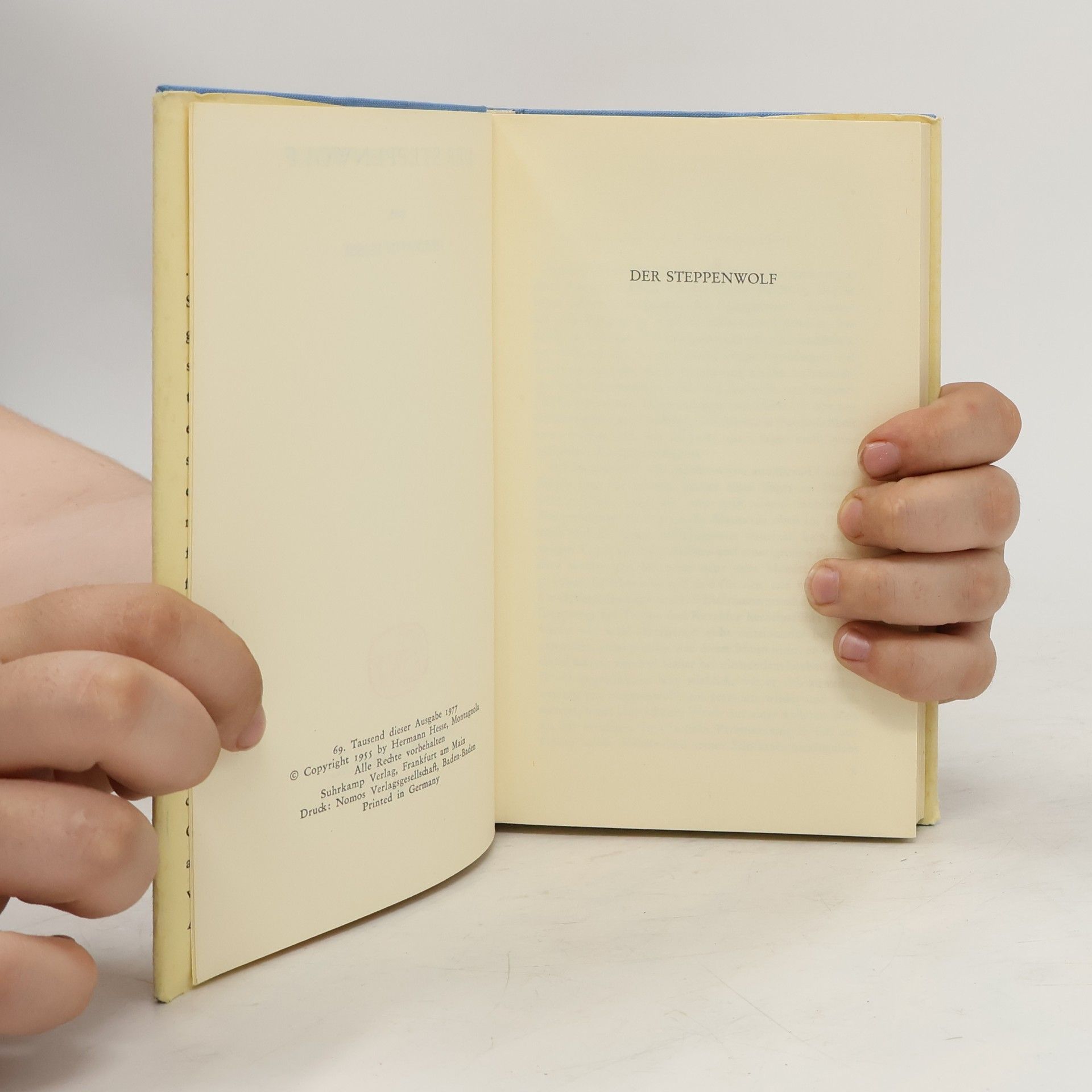 Hermann Hesse Der Steppenwolf