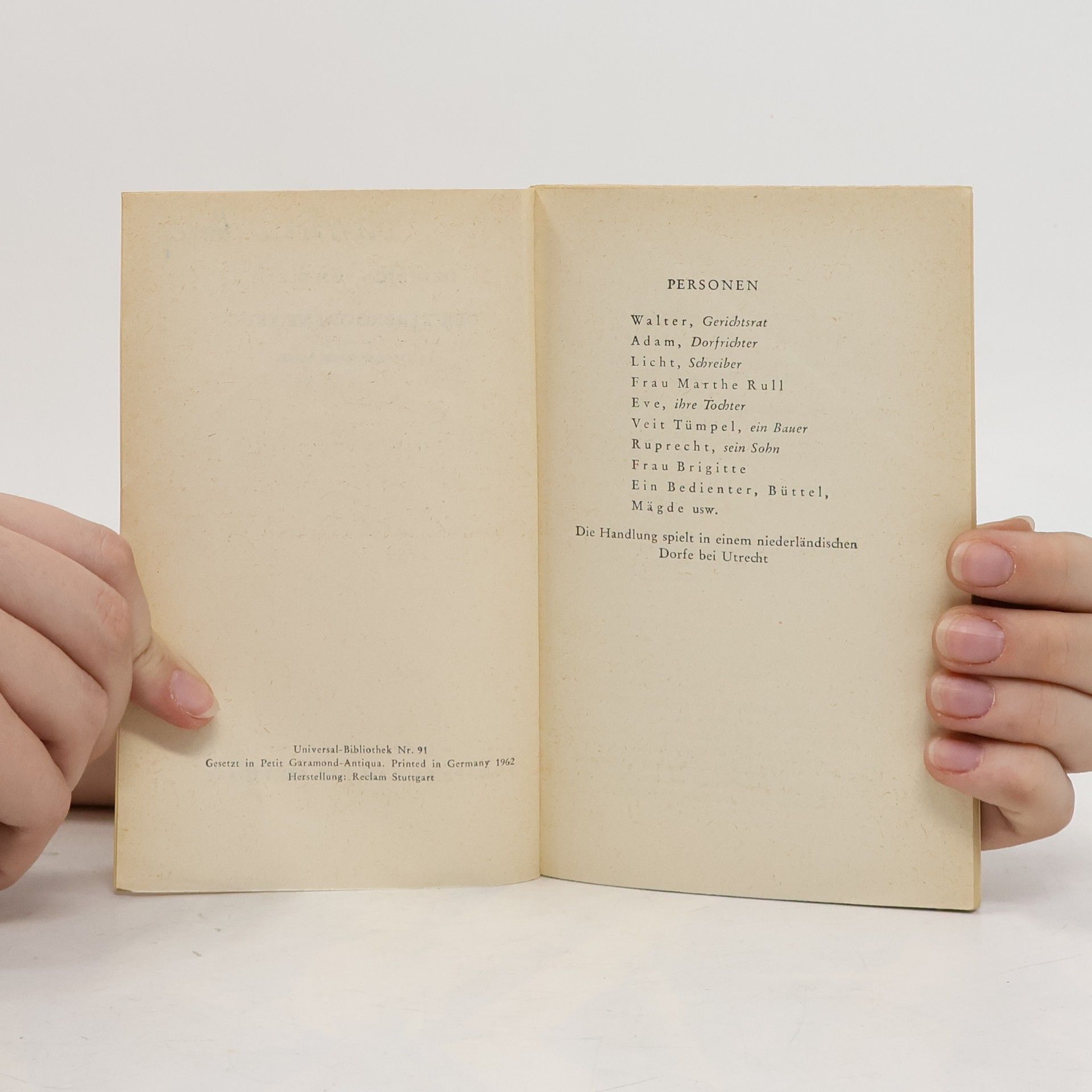Heinrich von Kleist Der Zerbrochene Krug