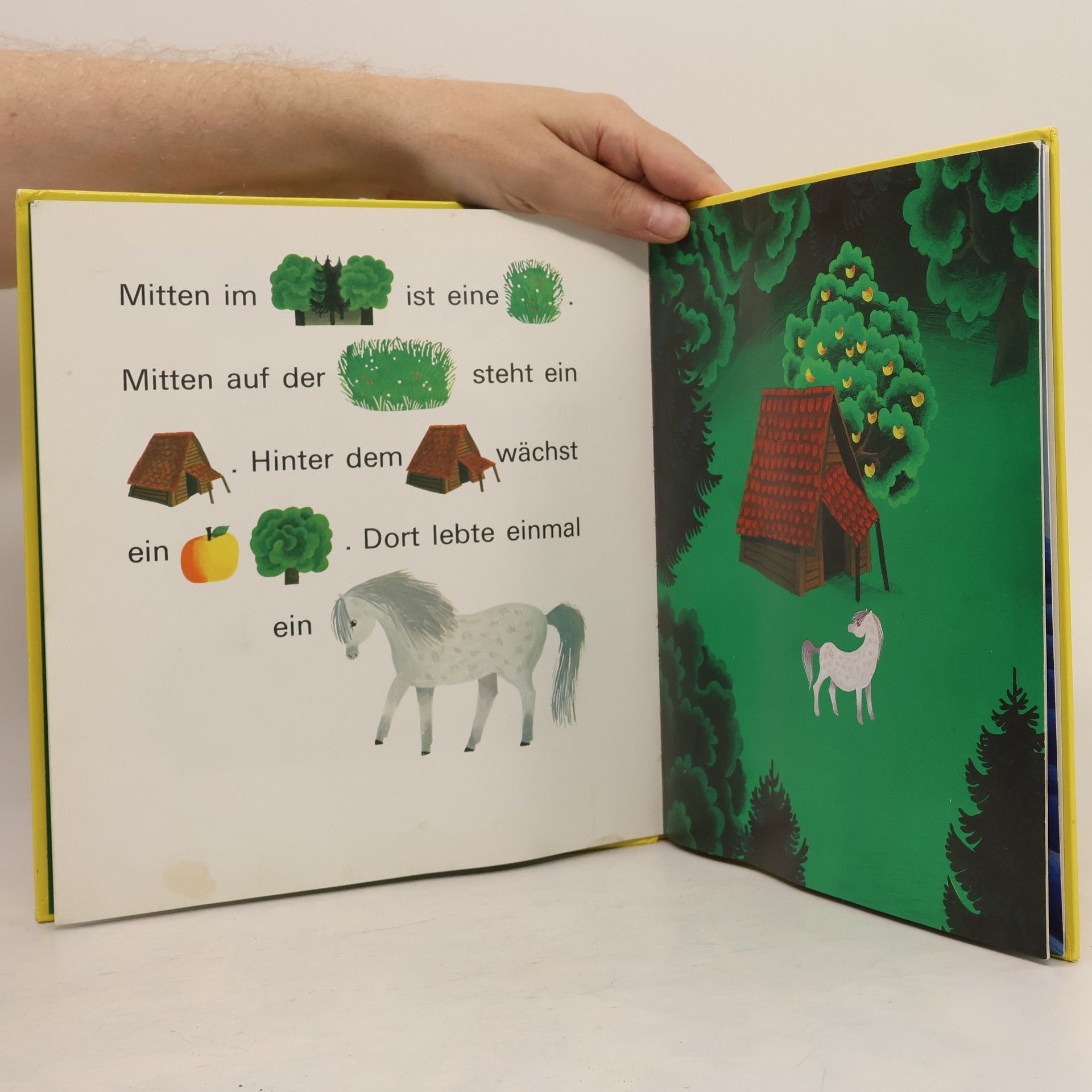 Sigrid Heuck Pony, Bär und Apfelbaum