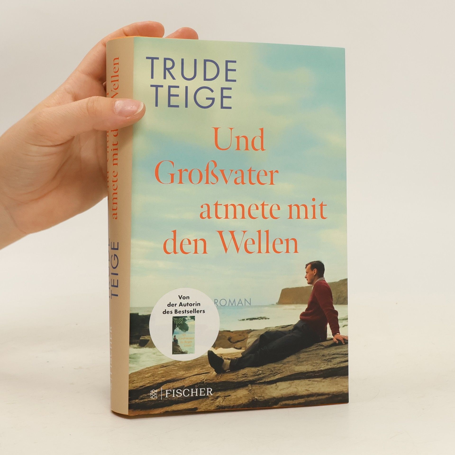 Trude Teige Und Großvater atmete mit den Wellen