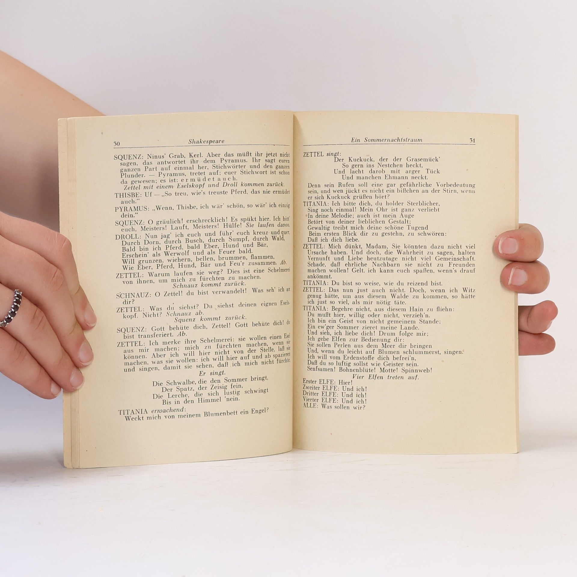 William Shakespeare Ein Sommernachtstraum