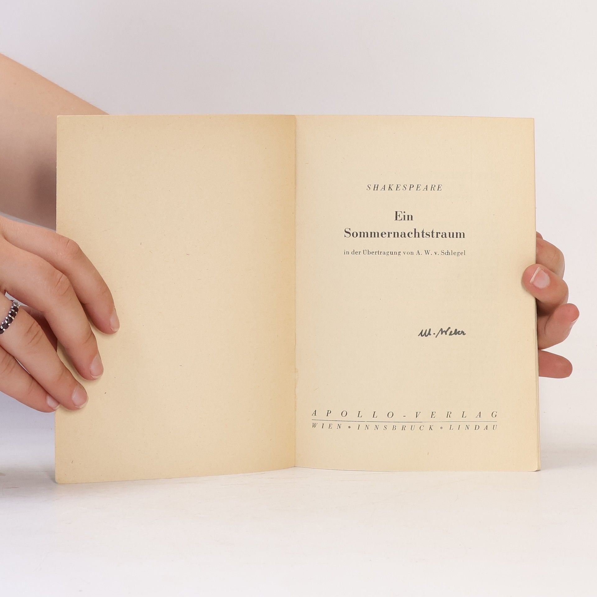 William Shakespeare Ein Sommernachtstraum