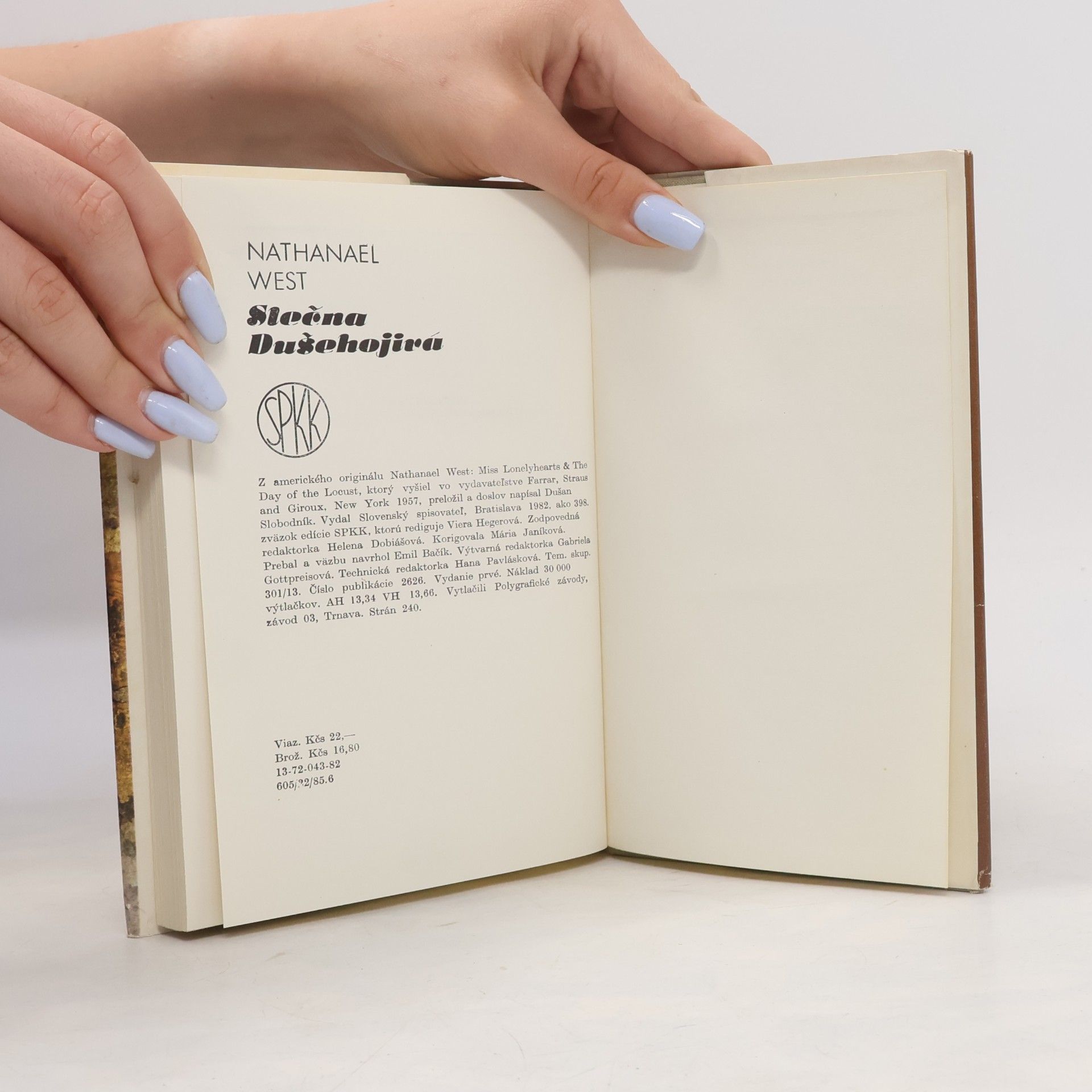 Nathanael West Slečna Dušehojivá