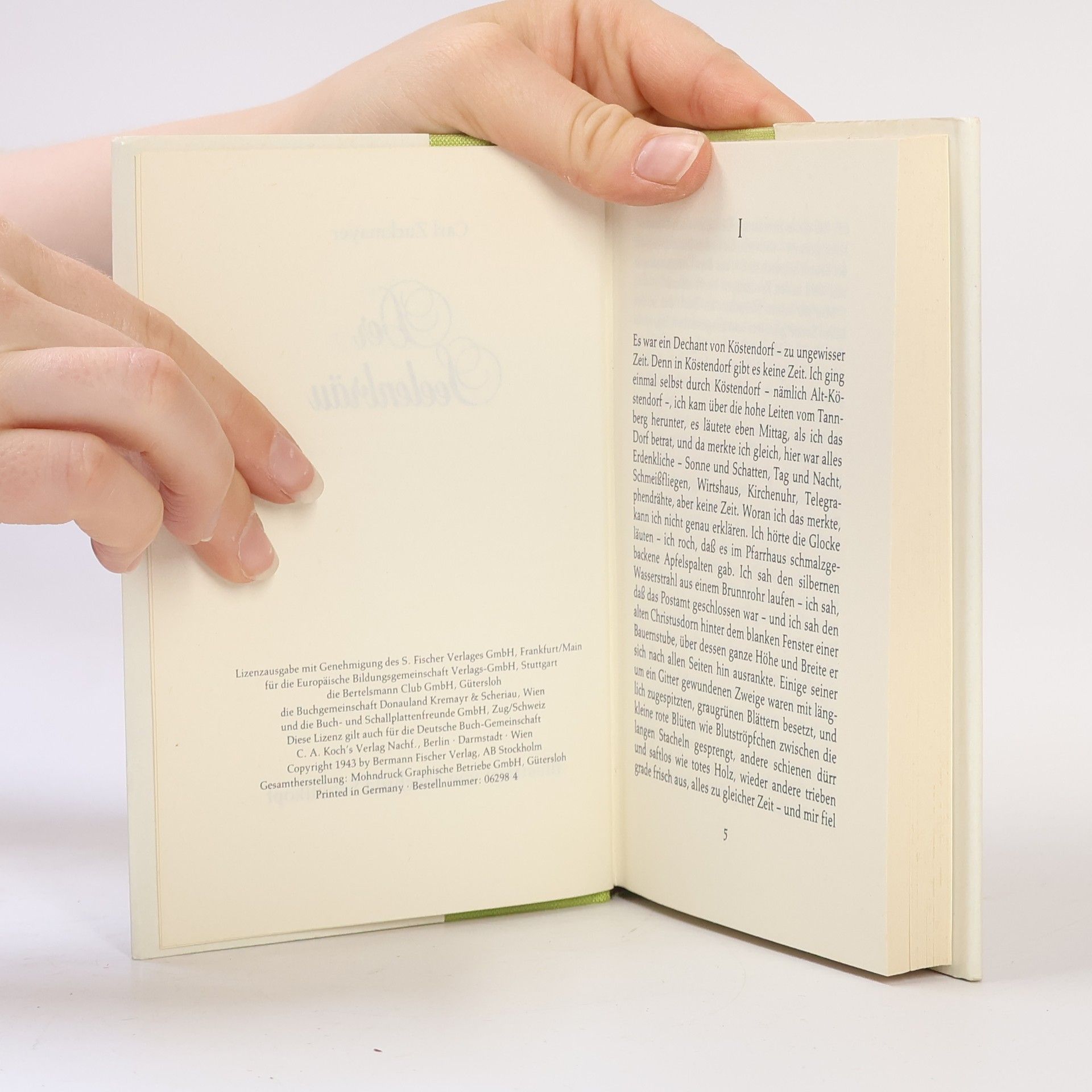 Carl Zuckmayer Der Seelenbräu