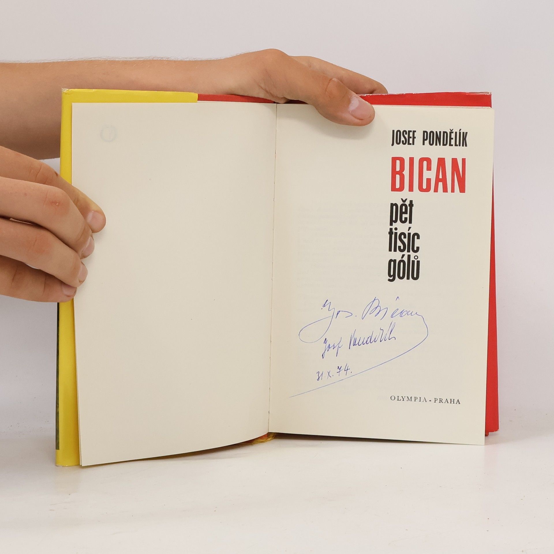 Josef Pondělík Bican. Pět tisíc gólů