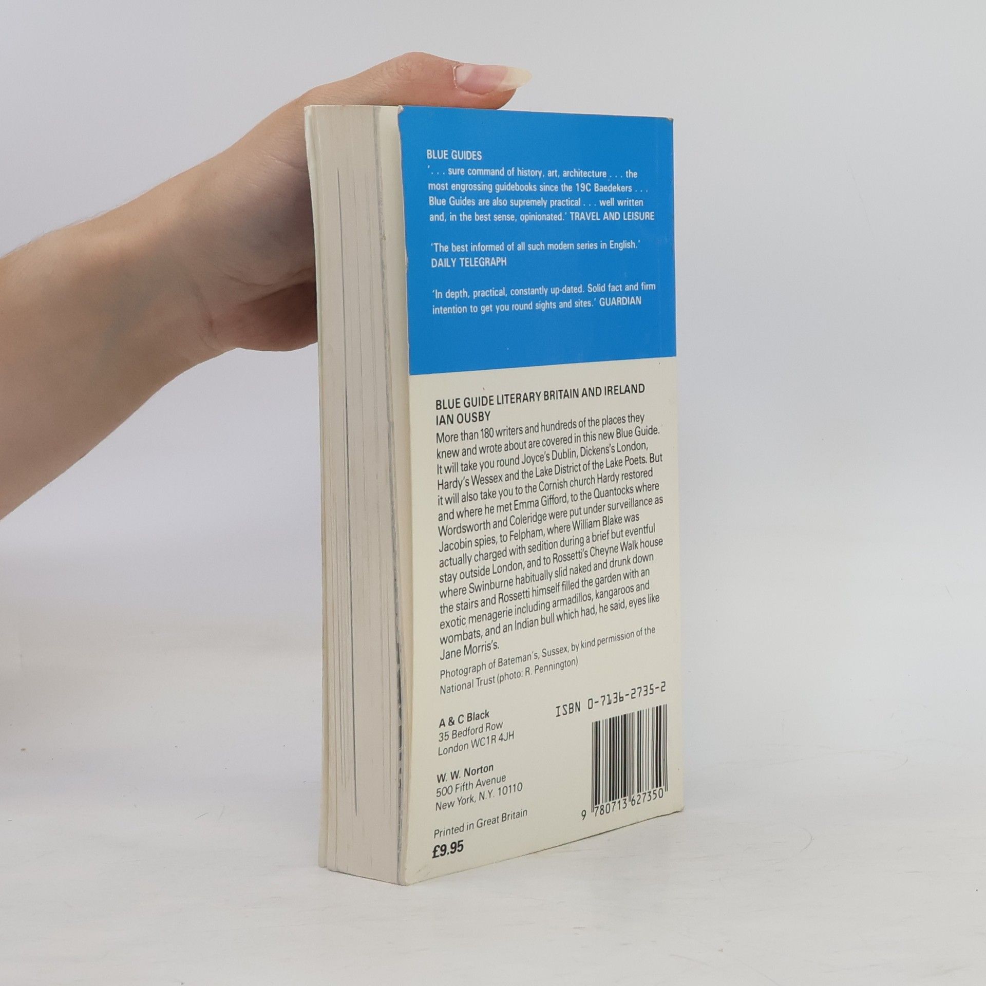 Ian Ousby Blue Guide: Literary Britain and Ireland