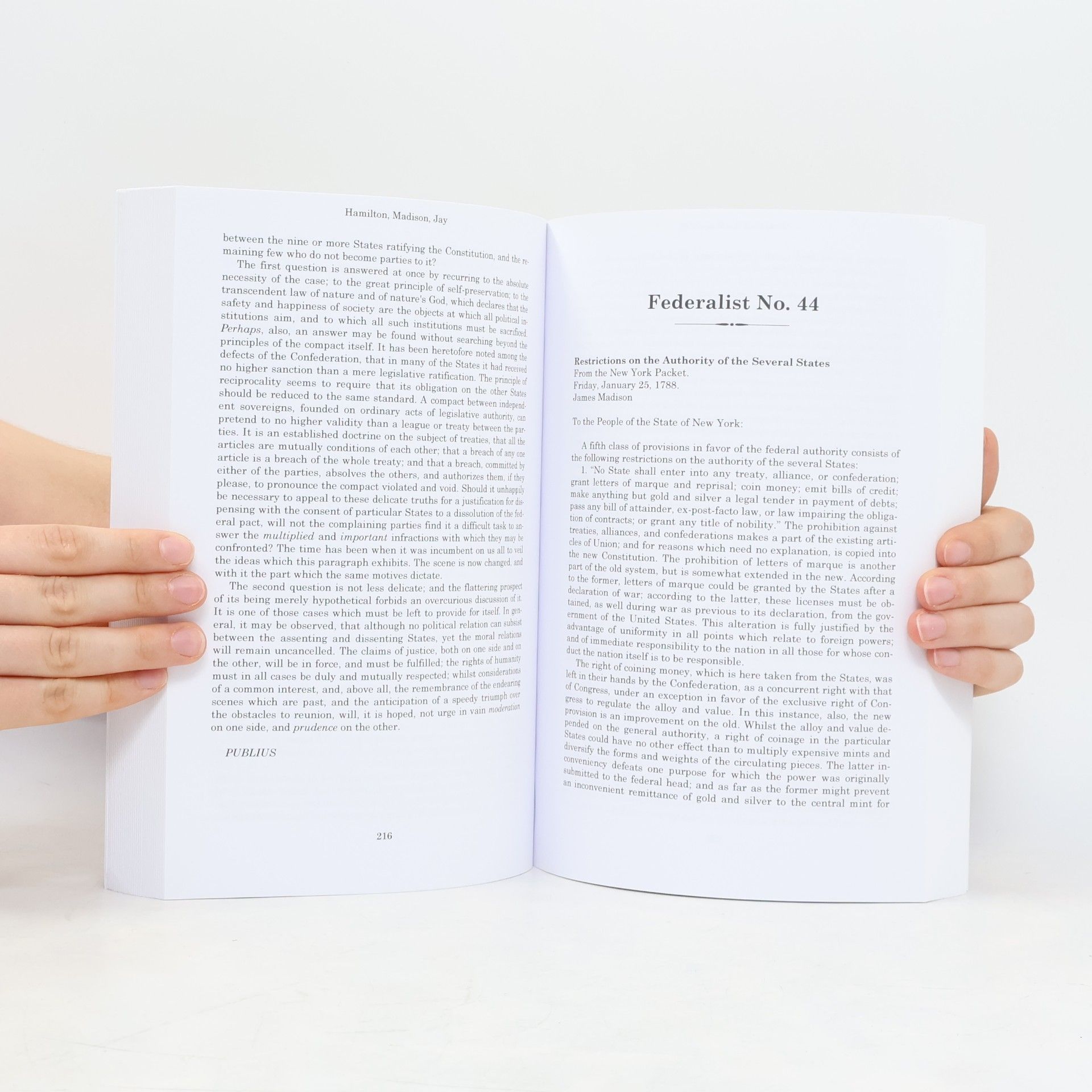Alexander Hamilton The Federalist Papers