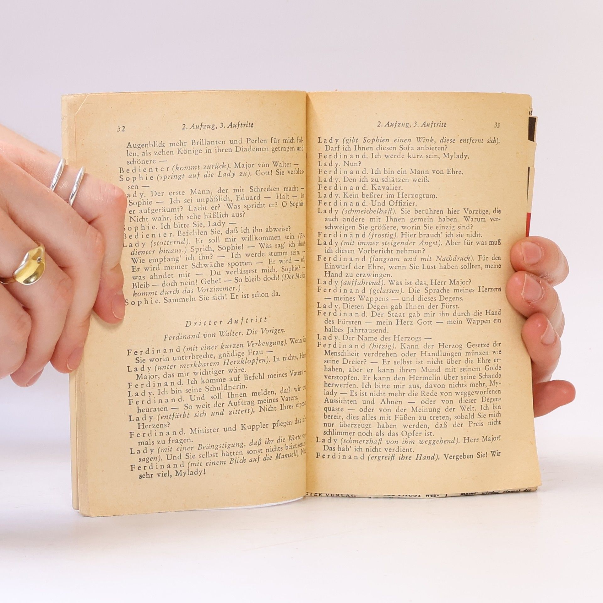 Friedrich Schiller Kabale und Liebe