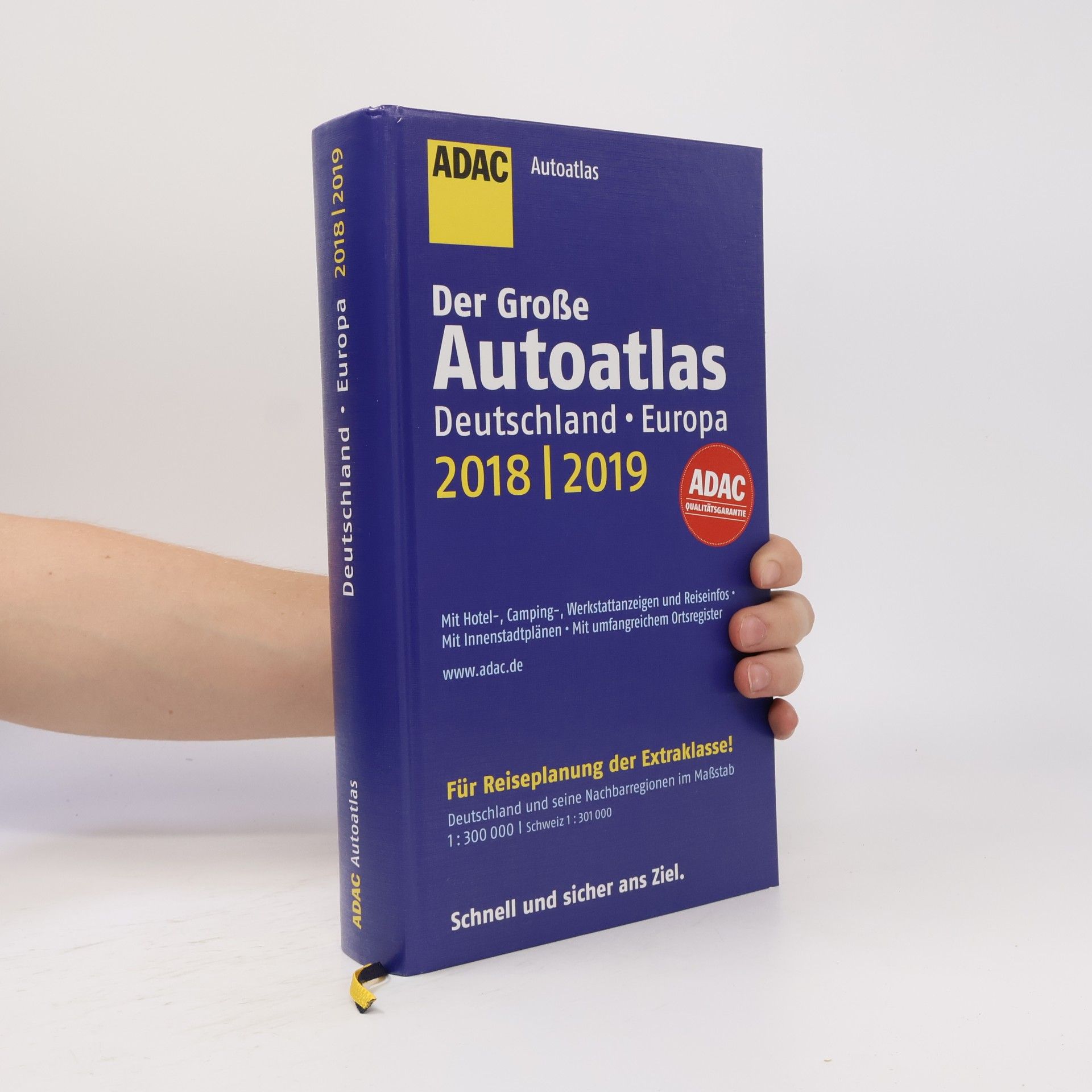 Autorenkollektiv Großer ADAC Autoatlas 2018/2019, Deutschland 1:300 000, Europa 1:750 000