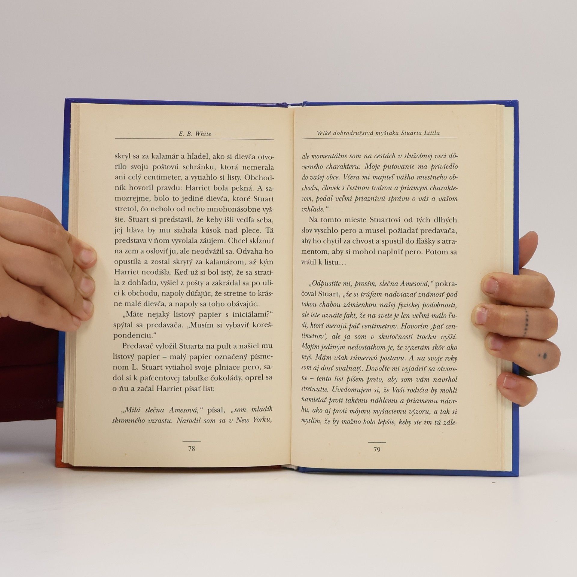 E. B. Elwyn Brooks White Veľké dobrodružstvá myšiaka Stuarta Littla