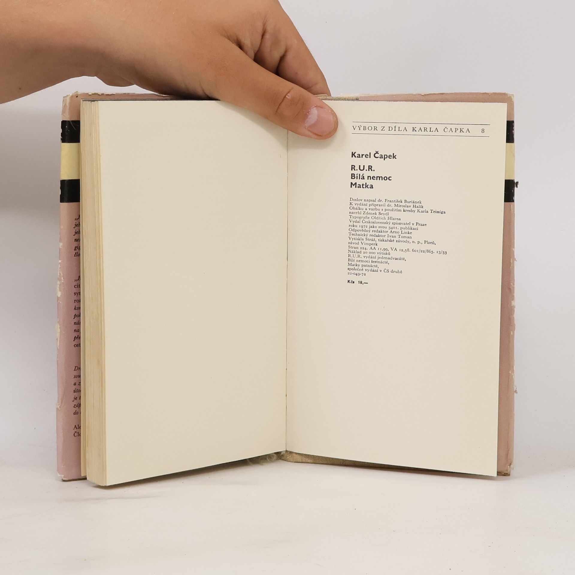 Karel Čapek R.U.R. Bílá nemoc. Matka