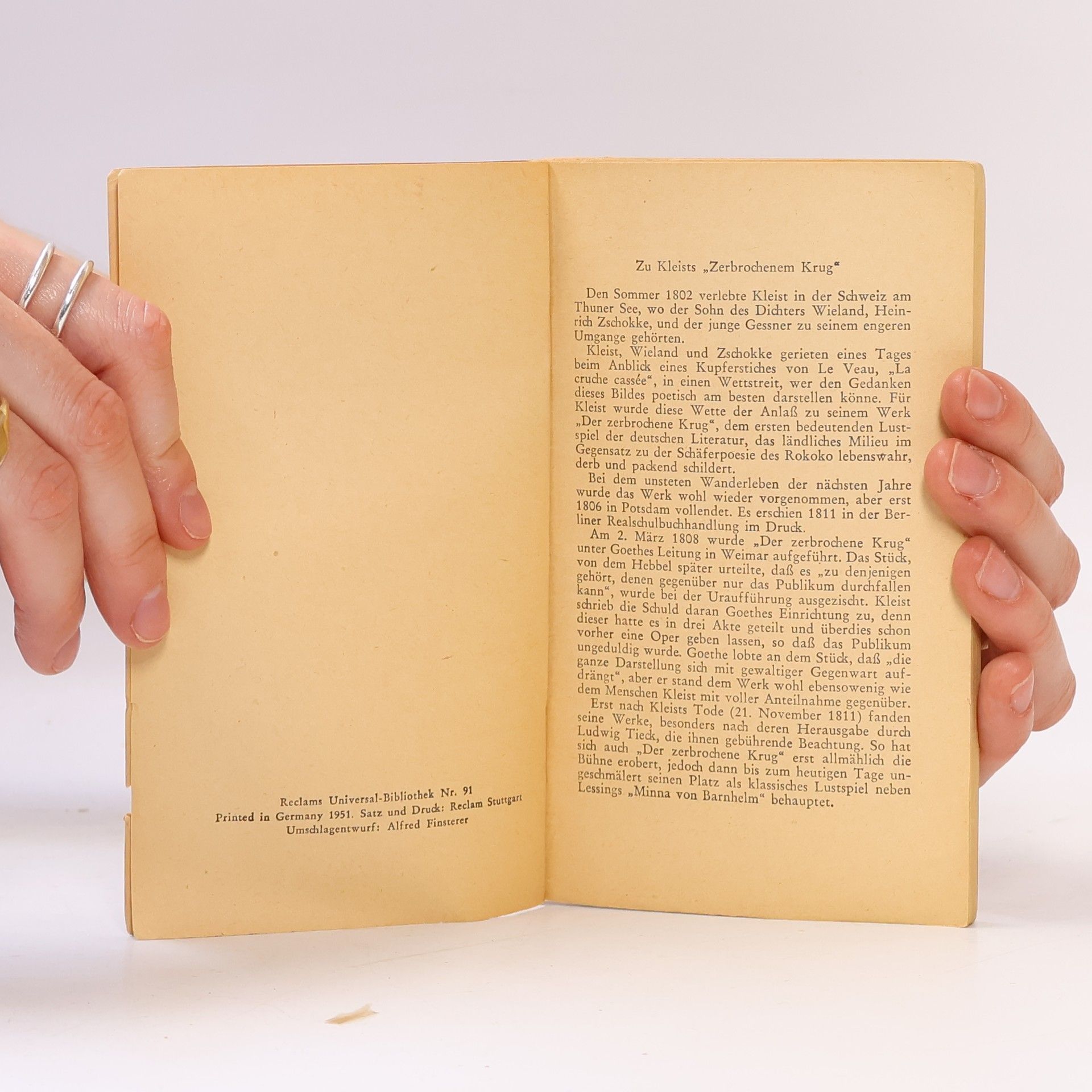 Heinrich von Kleist Der zerbrochene Krug