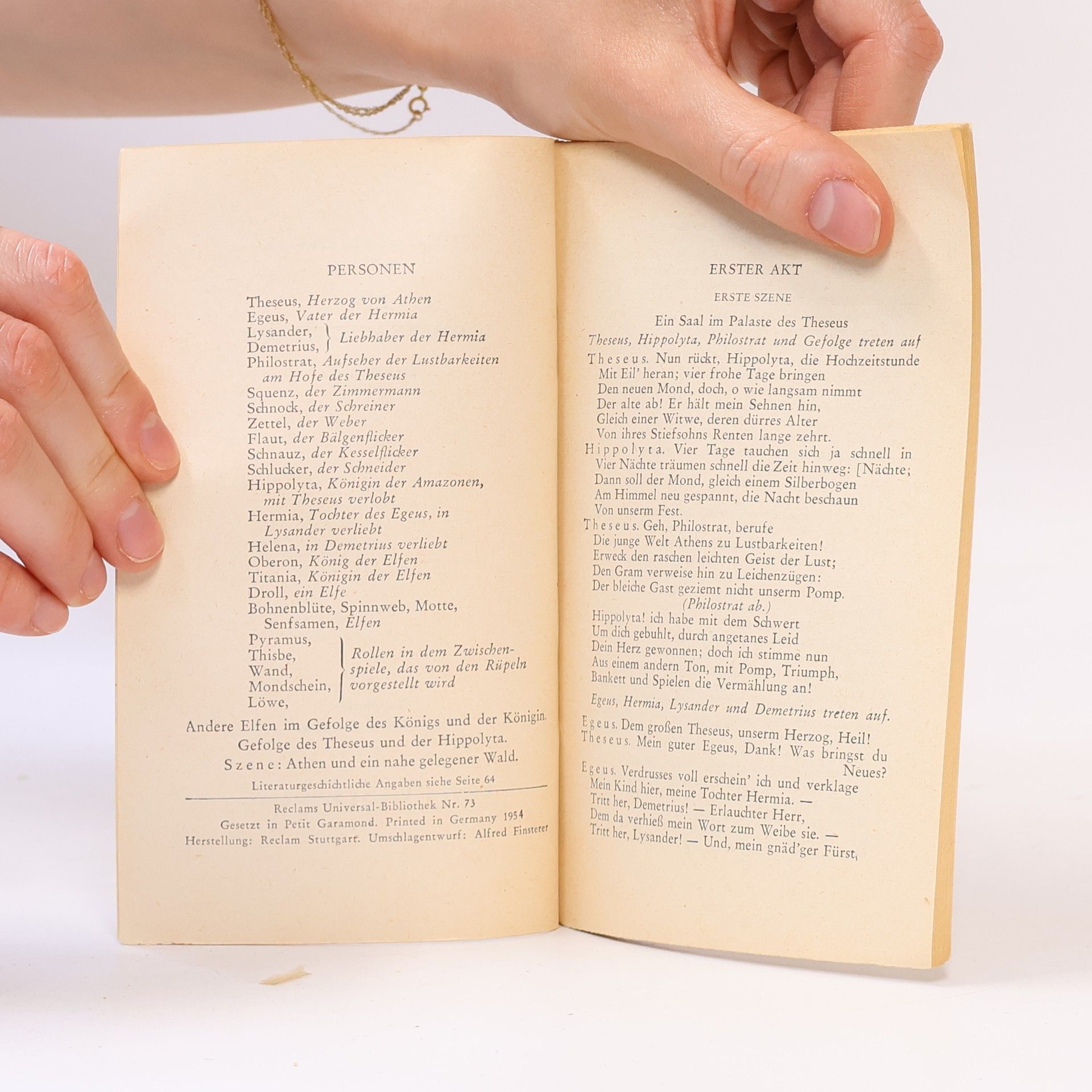 William Shakespeare Ein Sommer nachts traum. Eine Komödie