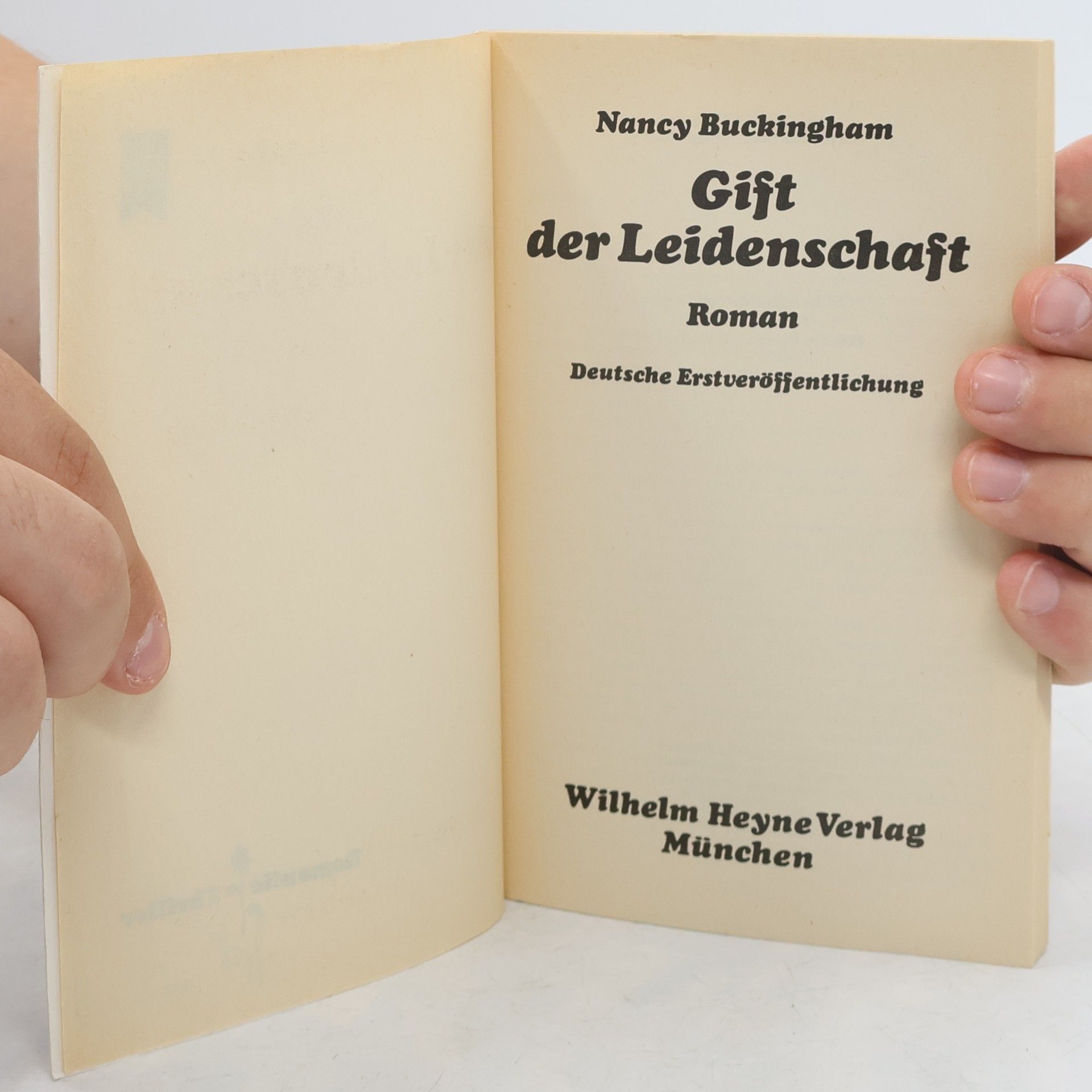 Nancy Buckingham Gift der Leidenschaft