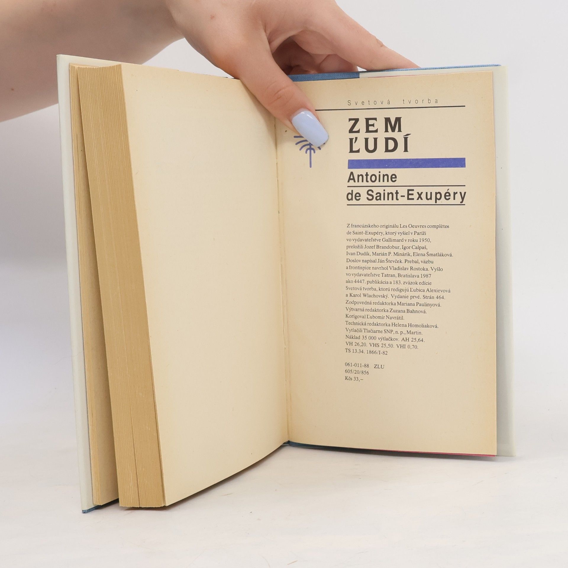 Antoine de Saint-Exupéry Zem l'udí