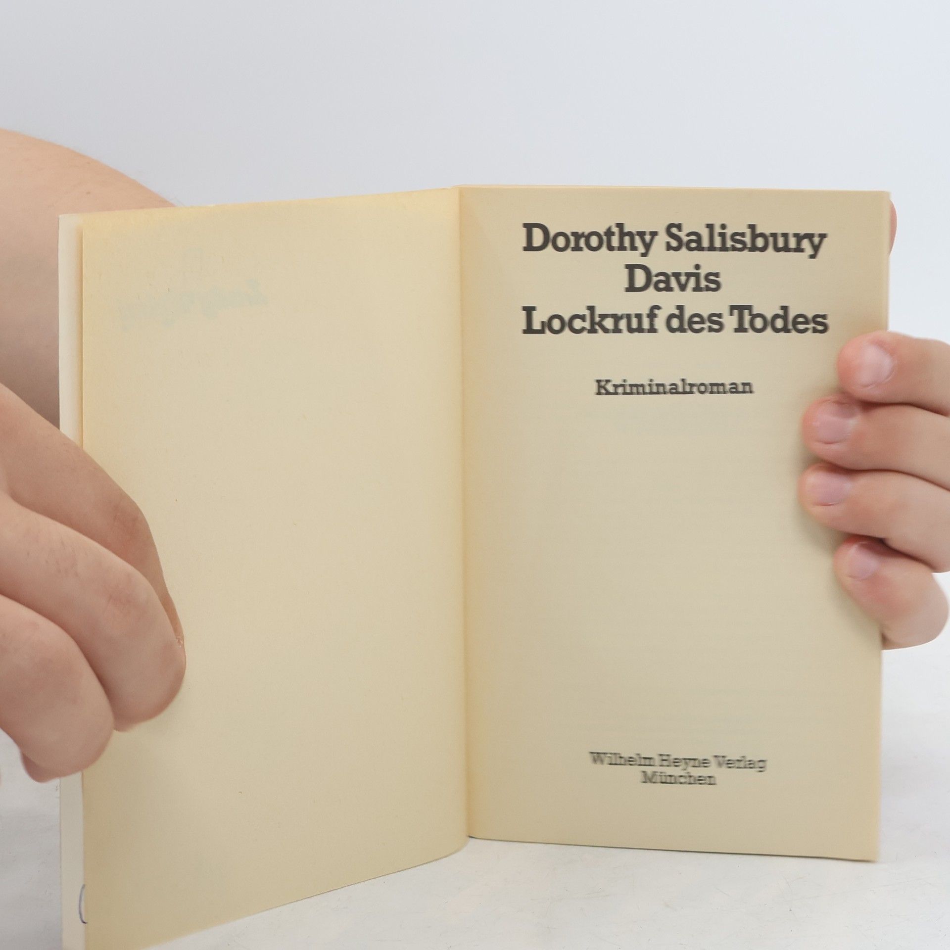 Dorothy Salisbury Davis Lockruf des Todes