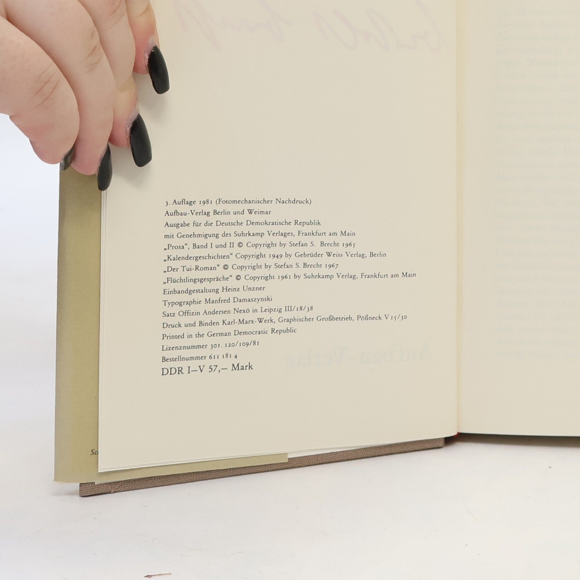 Bertolt Brecht Geschichten 4