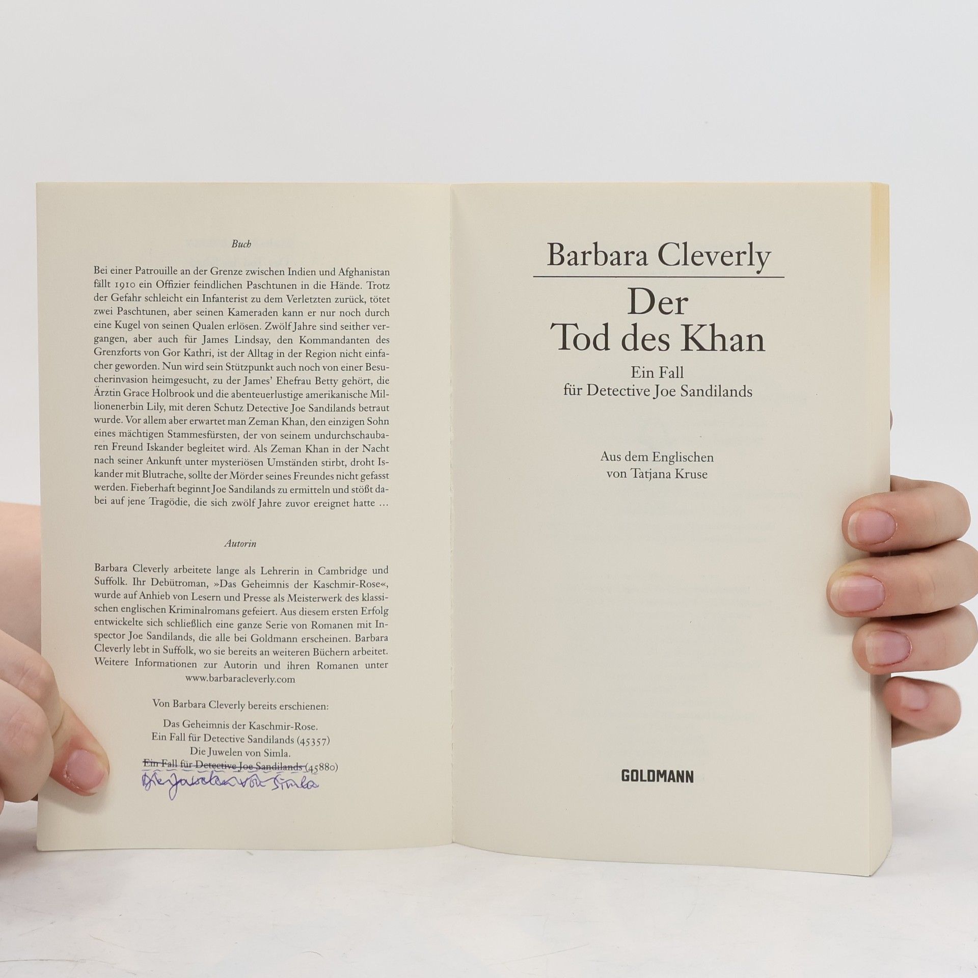 Barbara Cleverly Der Tod des Khan