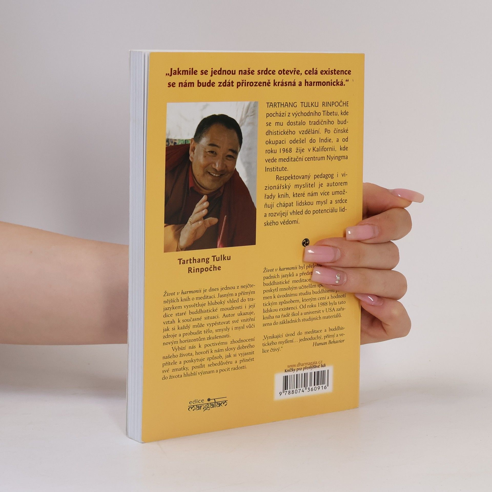 Tarthang Tulku Život v harmonii