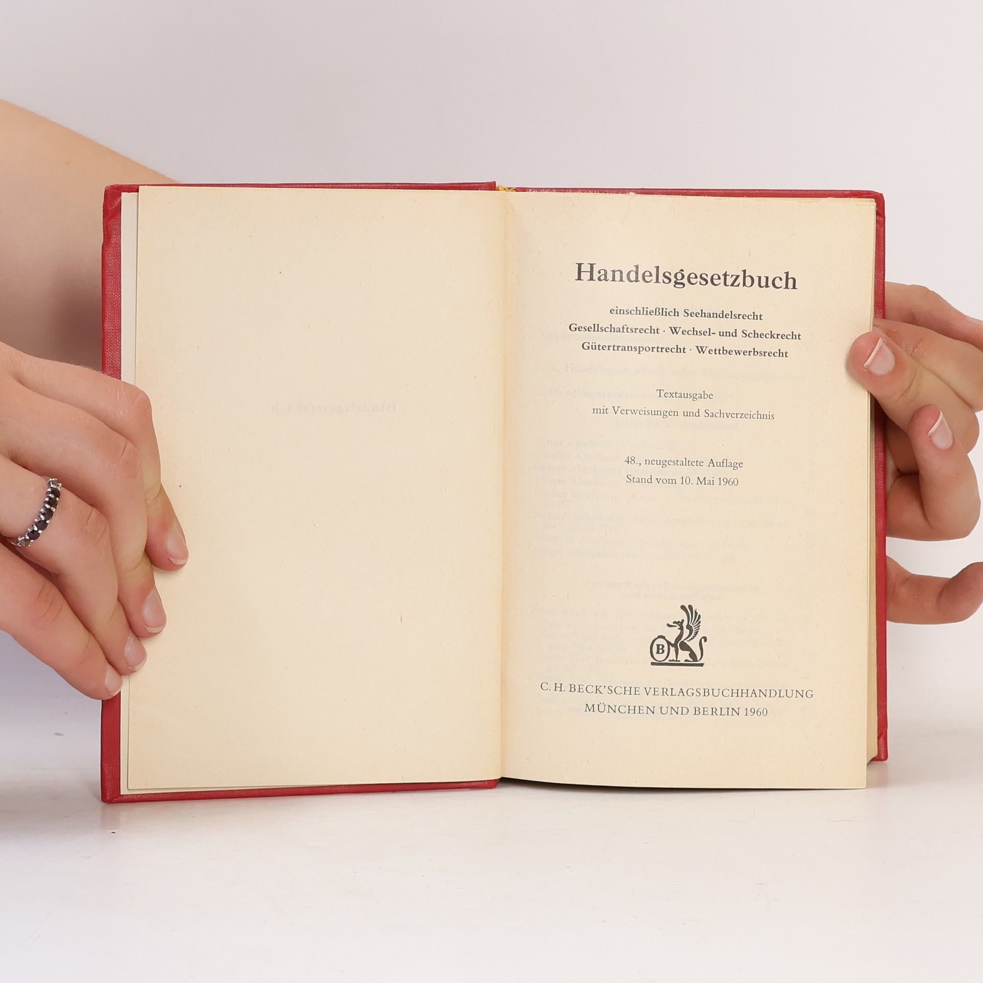 Collectif d'auteurs Handelsgesehbuch