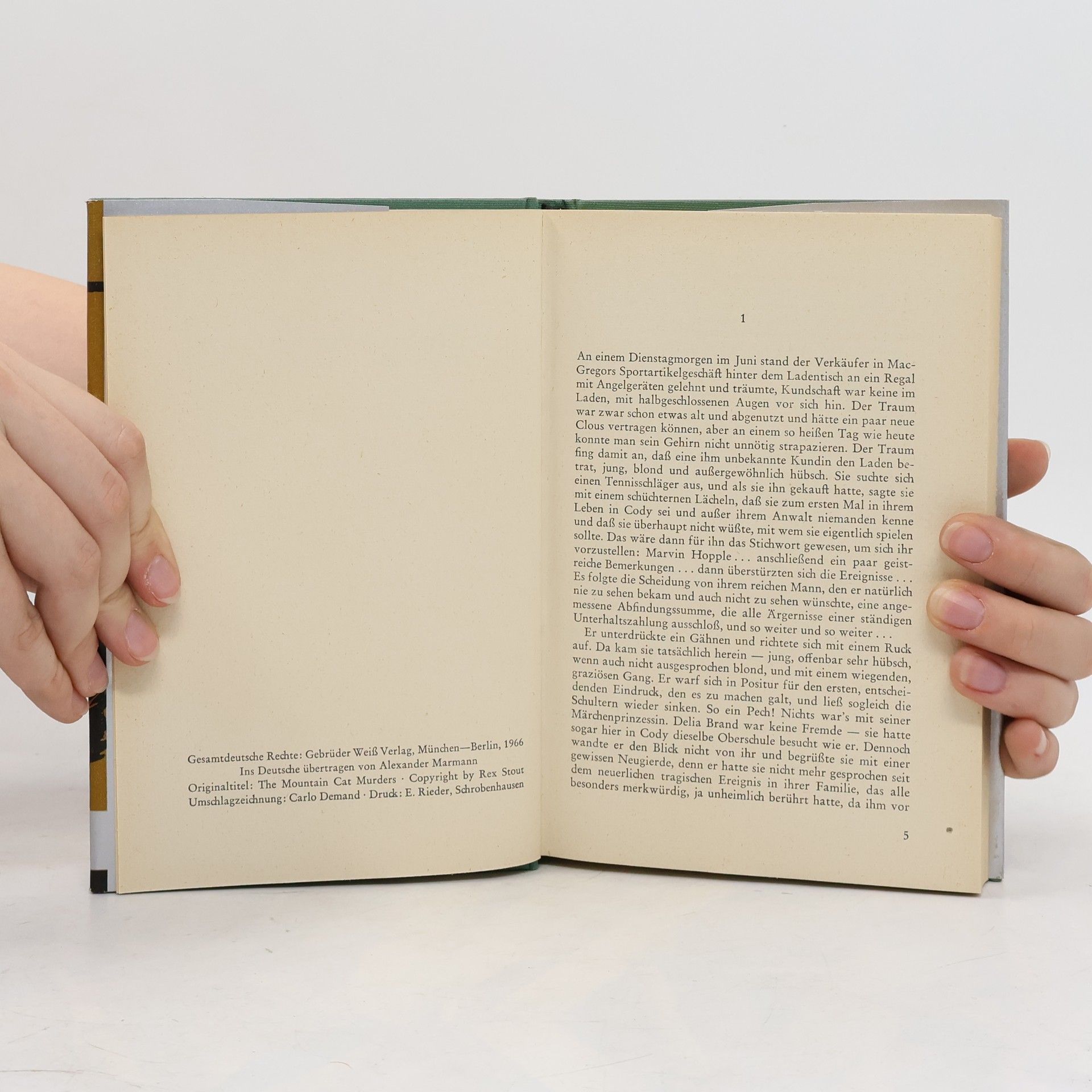 Rex Stout Das Geheimnis der Bergkatze