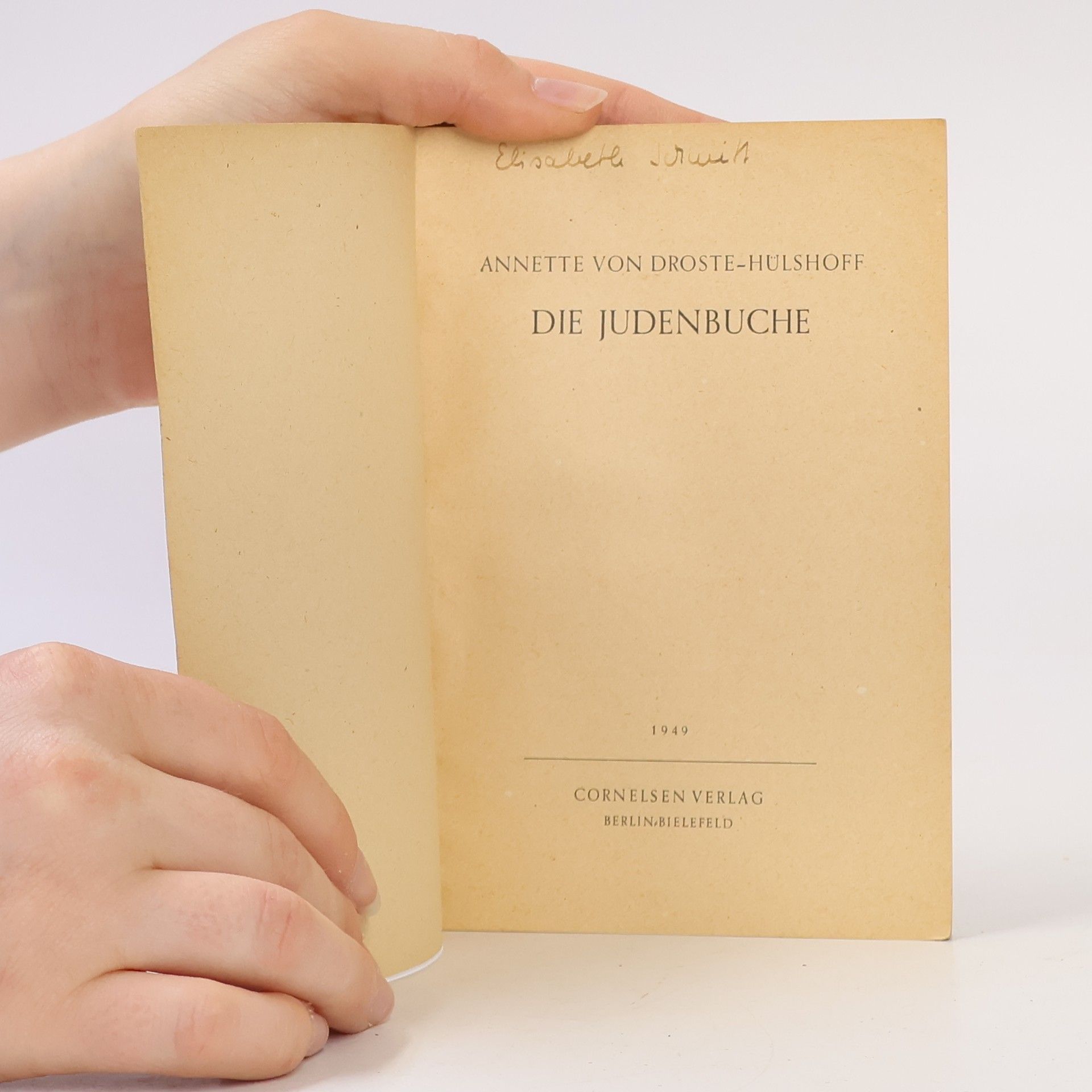 Annette von Droste-Hülshoff Die Judenbuche