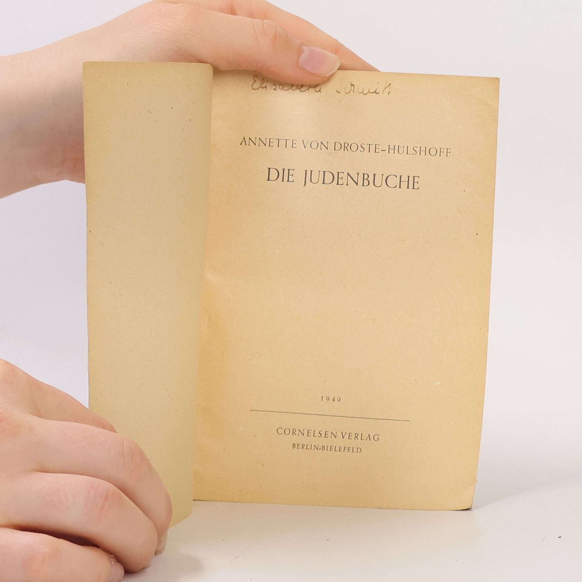 Annette von Droste-Hülshoff Die Judenbuche