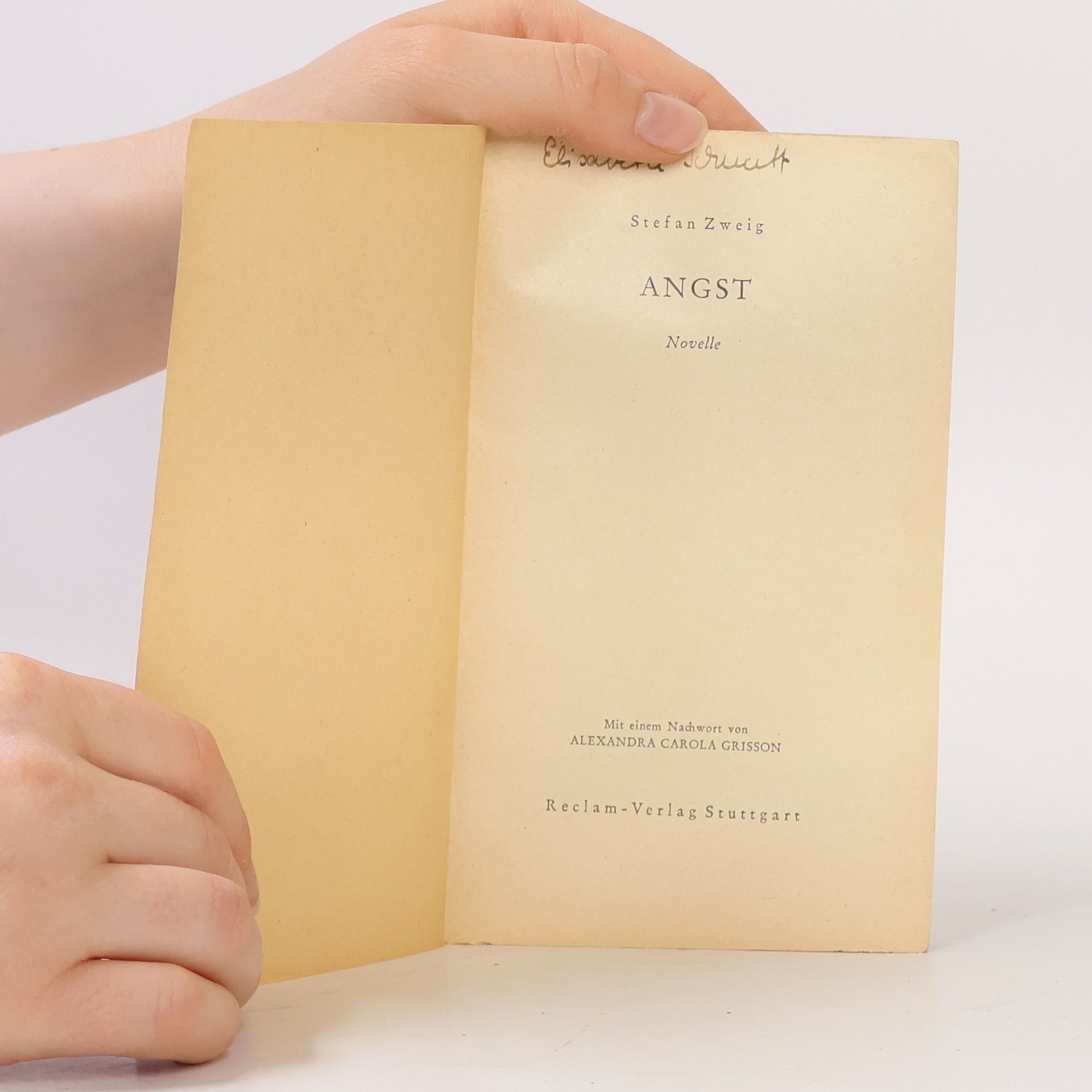 Stefan Zweig Angst
