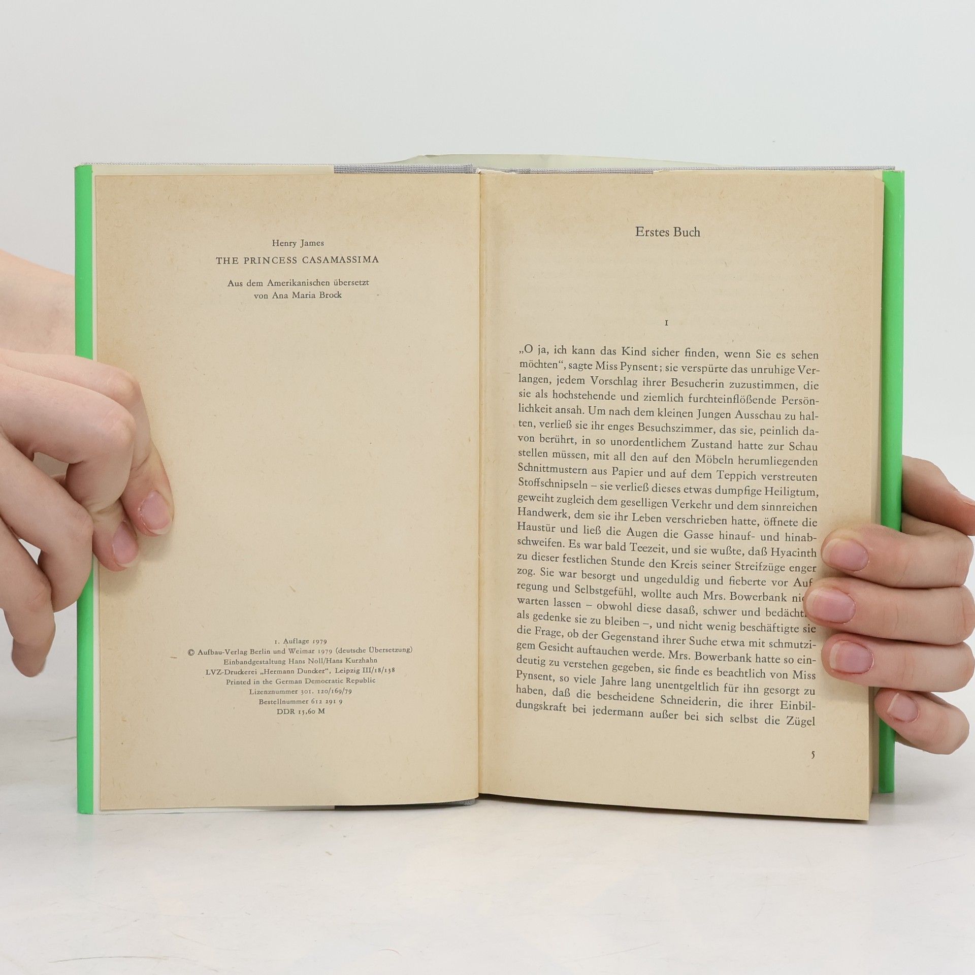 Henry James Die Prinzessin Casamassima