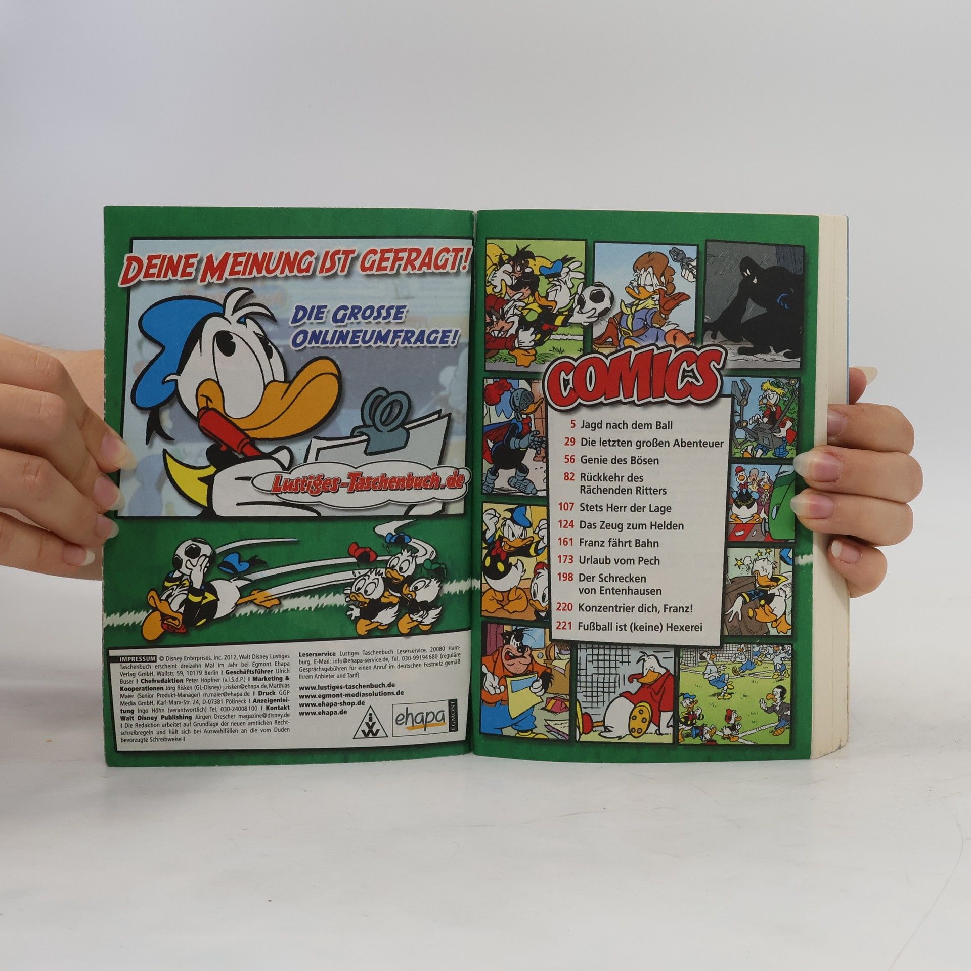 Walt Disney Lustiges Taschenbuch 429. Jagd nach dem Ball