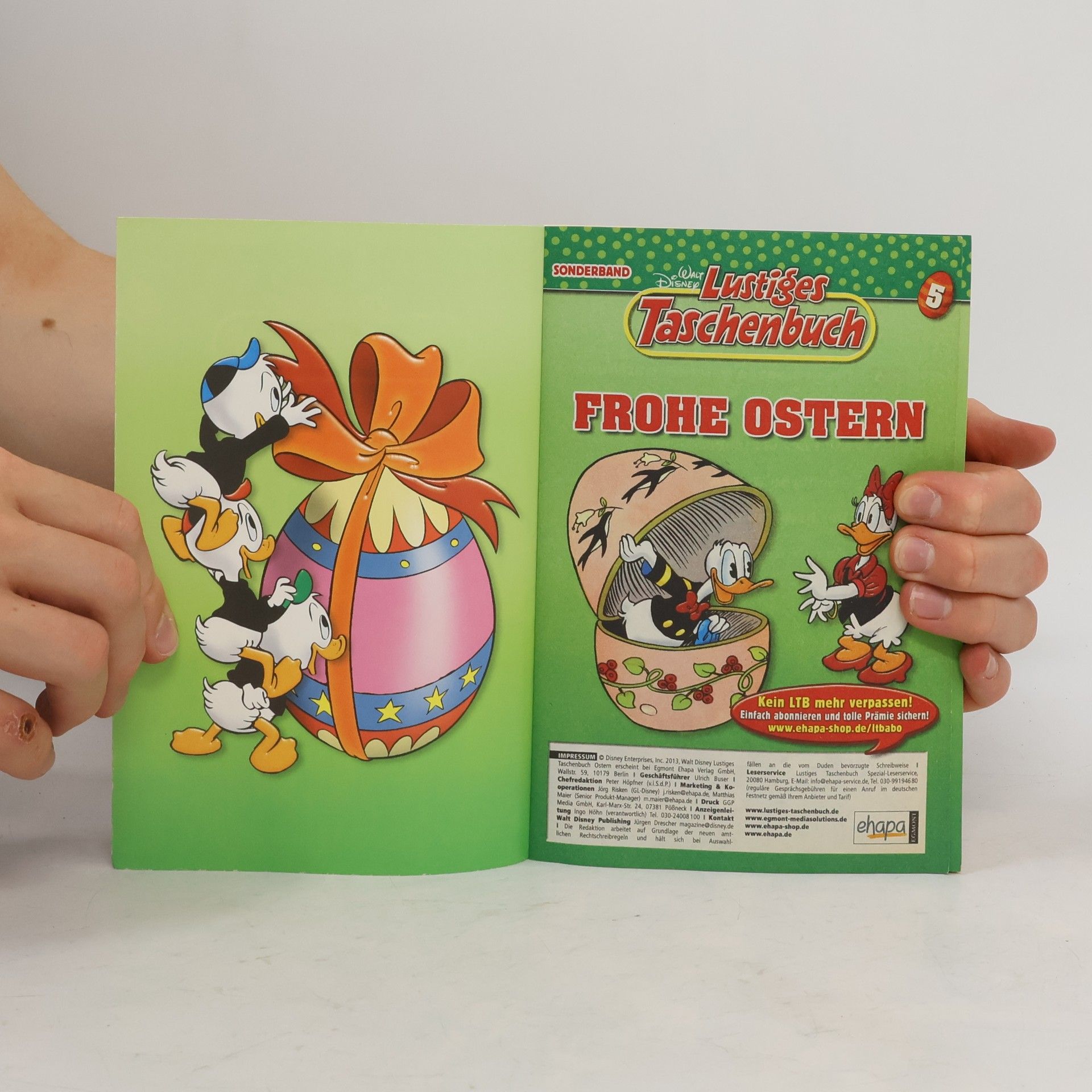 Walt Disney Lustiges Taschenbuch Frohe Ostern 5.
