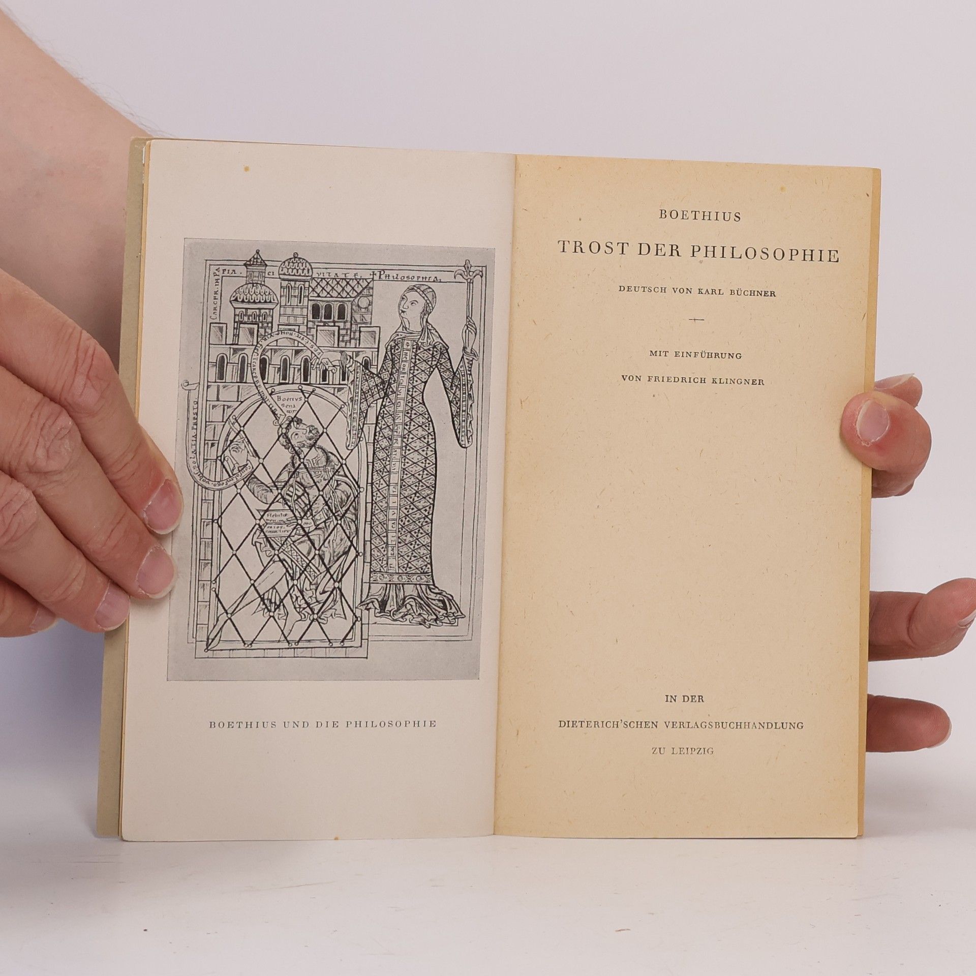 Anitius Manlius Torquatus Severinus Boëthius Trost der Philosophie