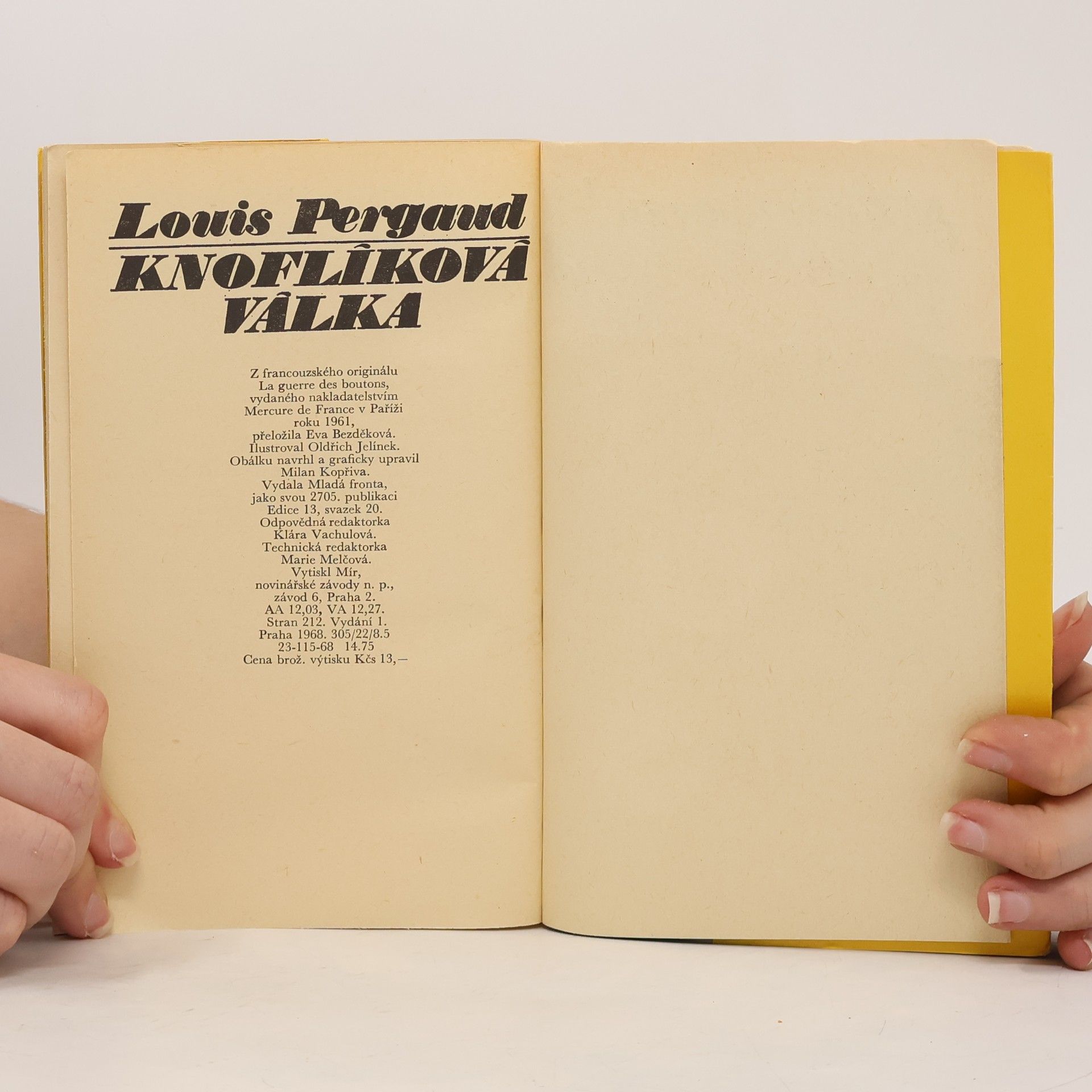 Louis Pergaud Knoflíková válka